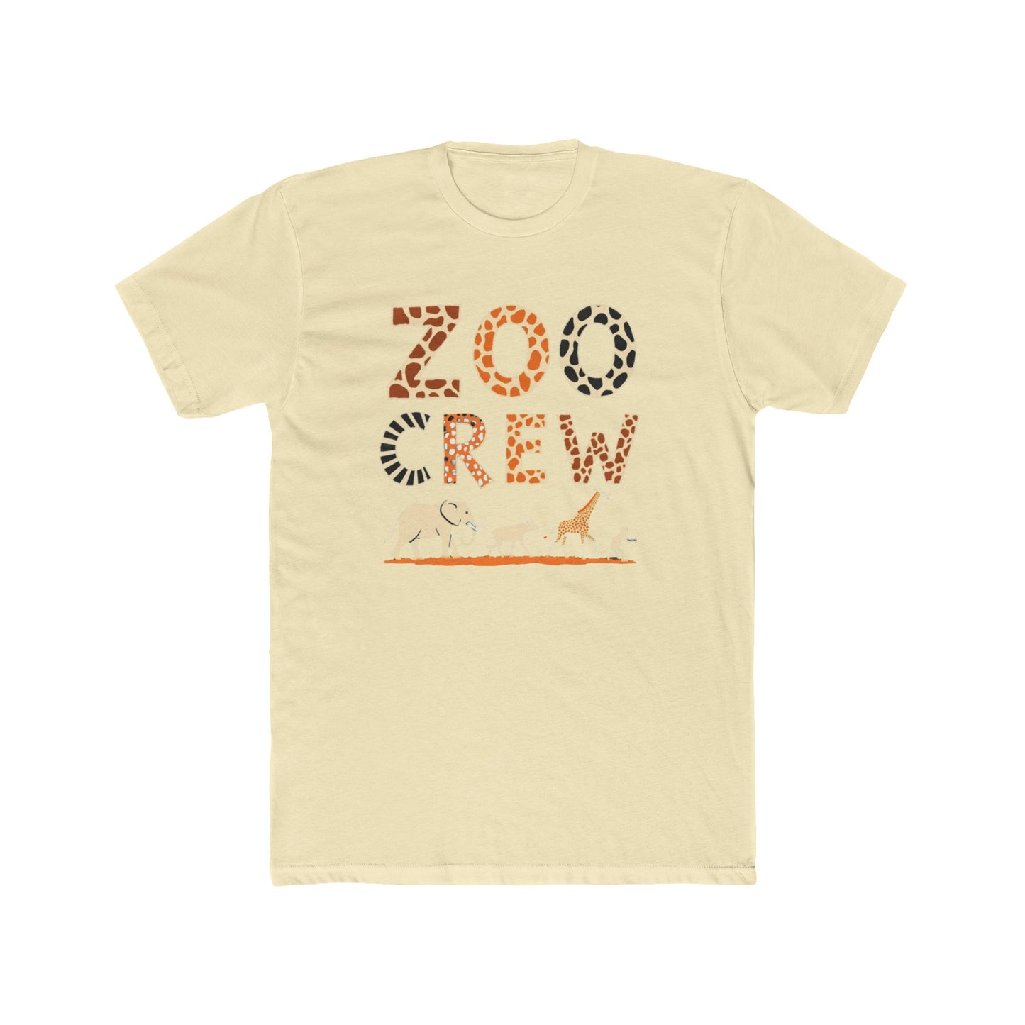 Zoo Crew Unisex Cotton Crew Tee, Animal Shirt, Wildlife Apparel, Zoo Membership Gift, Family Outing Tee, Fun Educational Outfits - Psychonaut Swag