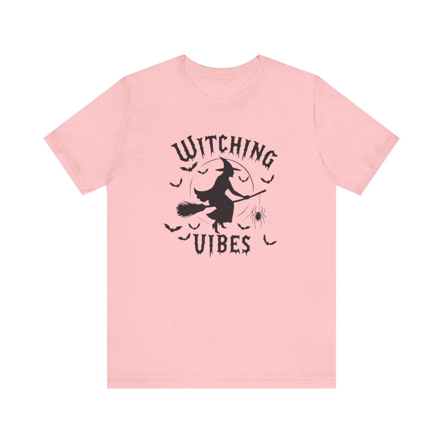 Witching Vibes Graphic Tee, Halloween Apparel, Unisex Costume Top, Casual T-Shirt, Spooky Season Outfit, Witchy Gift