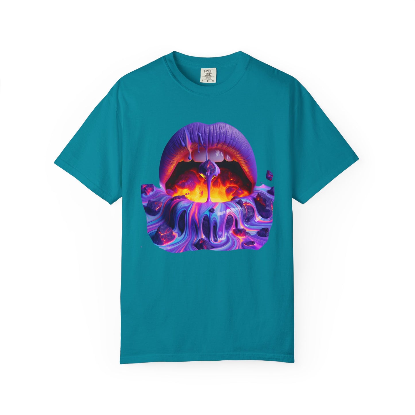 Lava Lips, Unisex Garment-Dyed T-shirt