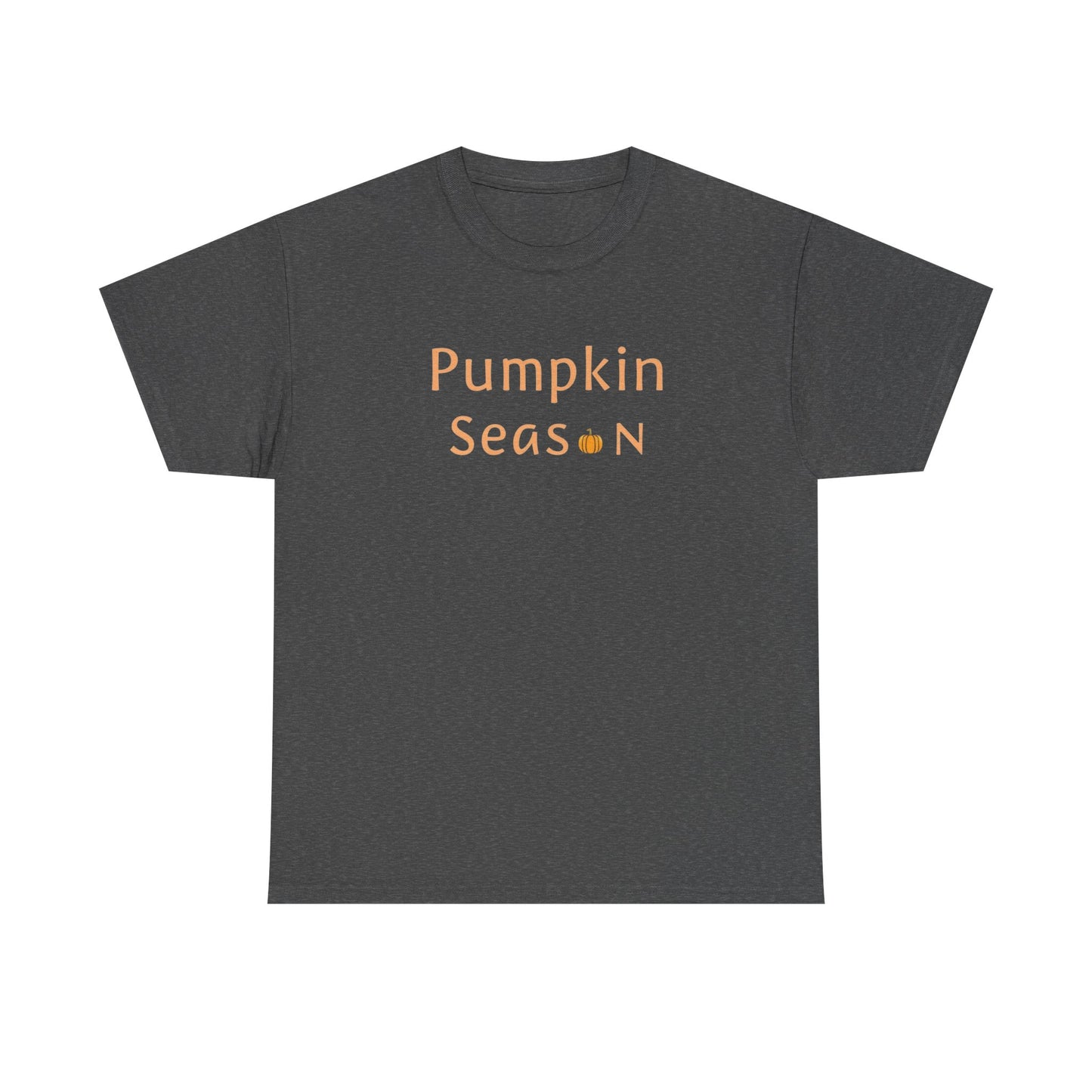 Pumpkin Season Unisex Heavy Cotton Tee, Fall Apparel, Halloween Shirt, Thanksgiving Tee, Cozy Autumn Fashion, Seasonal Wear
