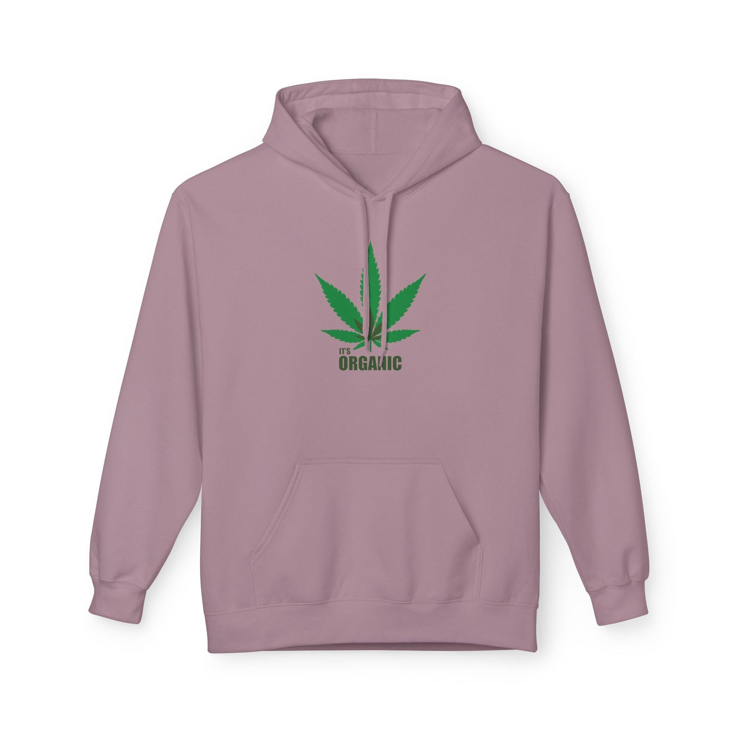 It's Organic, Marijuana Leaf, Unisex Midweight Softstyle Fleece Hoodie - Psychonaut Swag