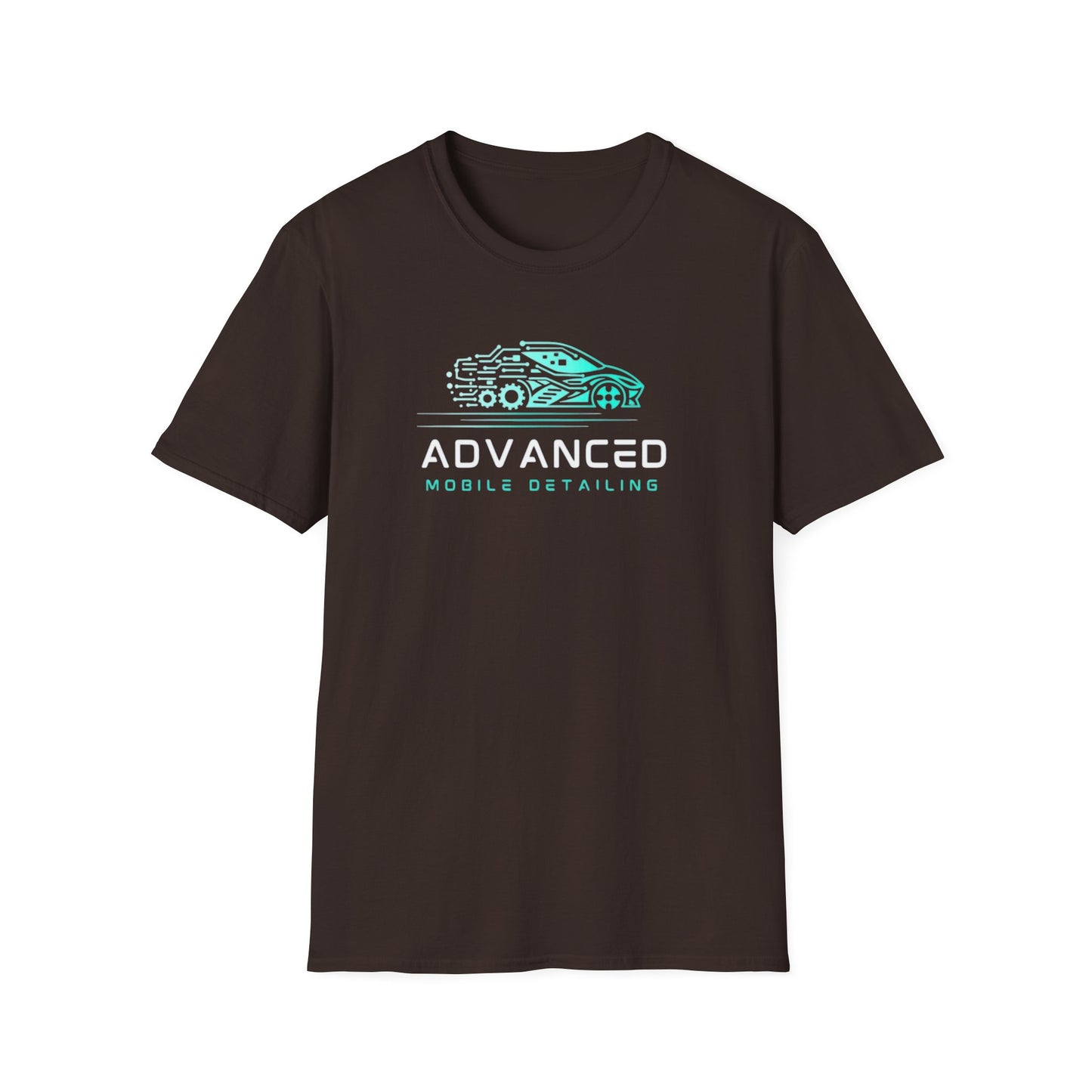 Advanced Mobile, classic tee, Unisex Softstyle T-Shirt - Perfect for Auto Lovers, Gifts, Mobile Detailing, Casual Wear, and Car Shows