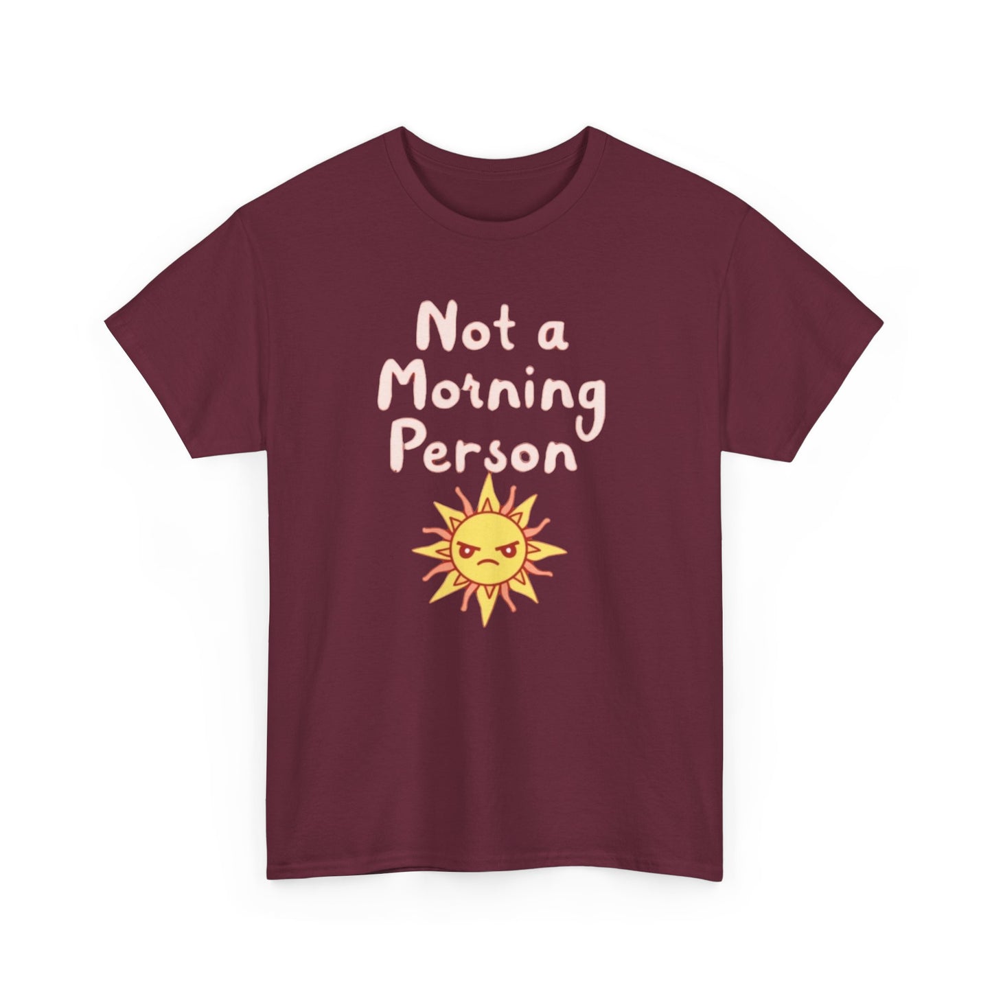 Not a Morning Person, Unisex Cotton T-Shirt, Fun Apparel for Kids and Adults, Perfect Gift for Birthdays and Celebrations - Psychonaut Swag