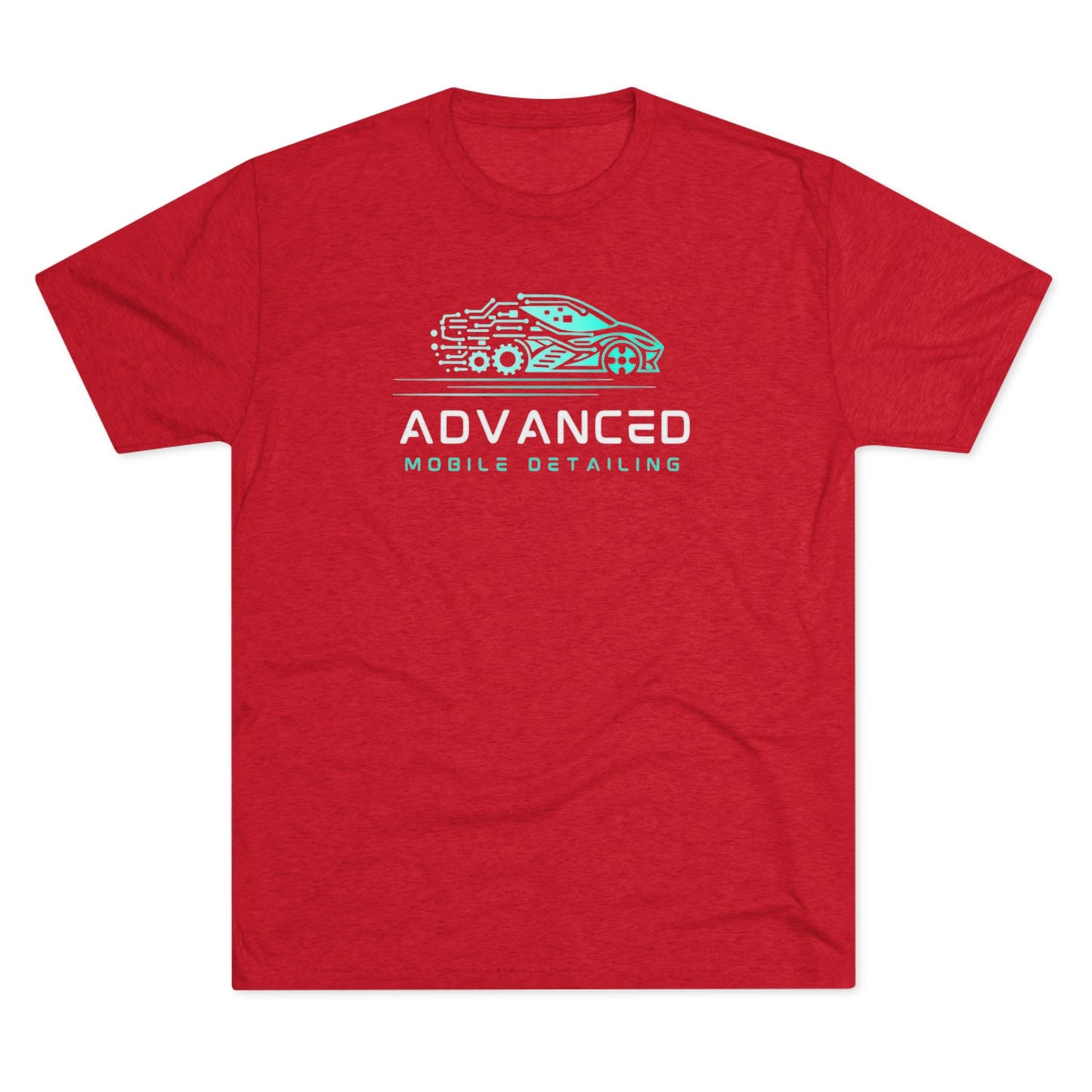 Advanced Mobile Detailing, Tri-blend, Tee | Car Enthusiast T-Shirt, Custom Auto Care Shirt, Gift for Car Lovers, Unique Vehicle Detailing Apparel
