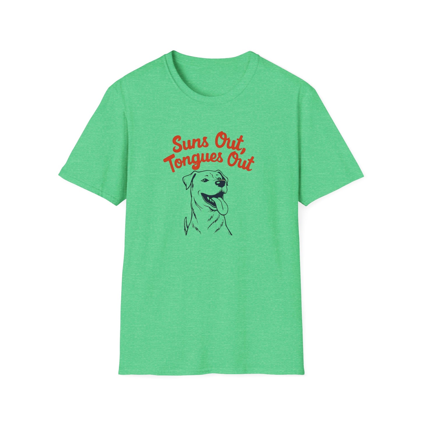 Suns Out, Tongues Out T-Shirt – Unisex Summer Tee, Dog Lovers Gift, Casual Wear, Cute Pet Shirt, Animal Lover Apparel - Psychonaut Swag
