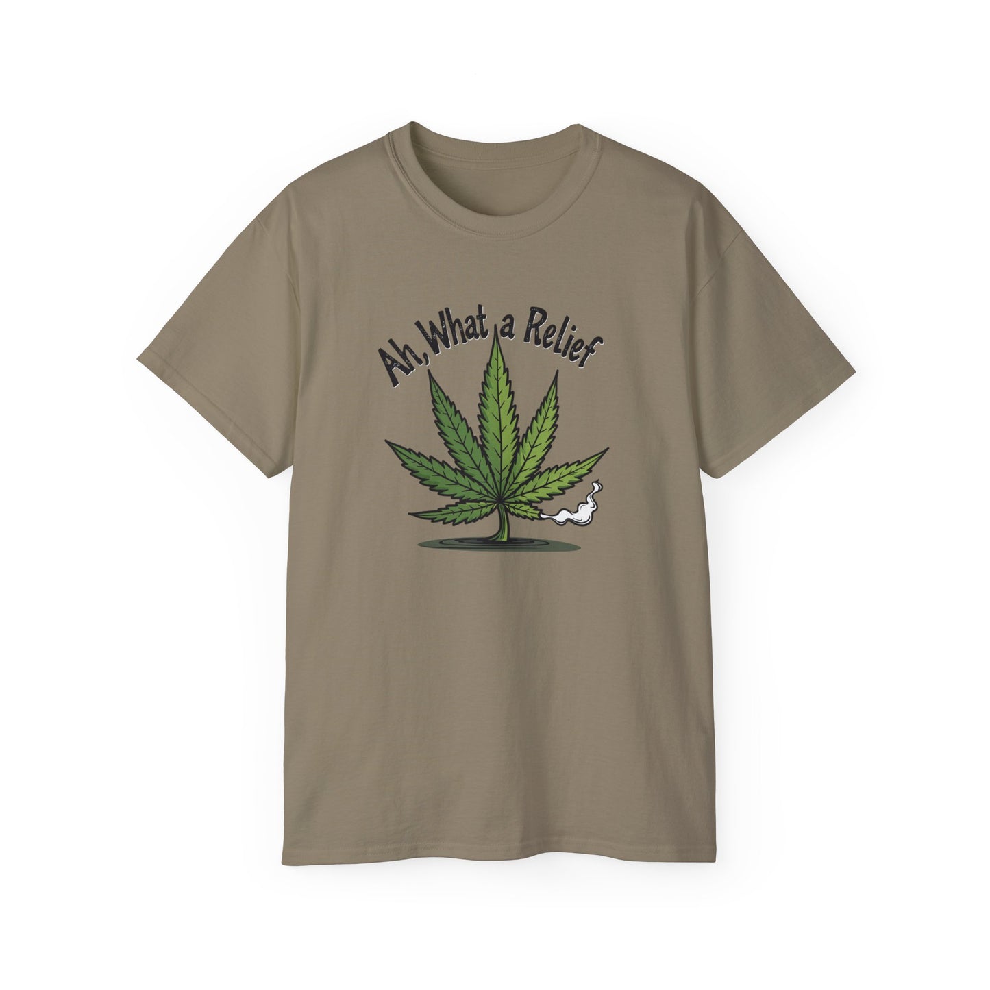Ah, What a Relief Unisex Ultra Cotton Tee - Perfect for Cannabis Enthusiasts - Psychonaut Swag