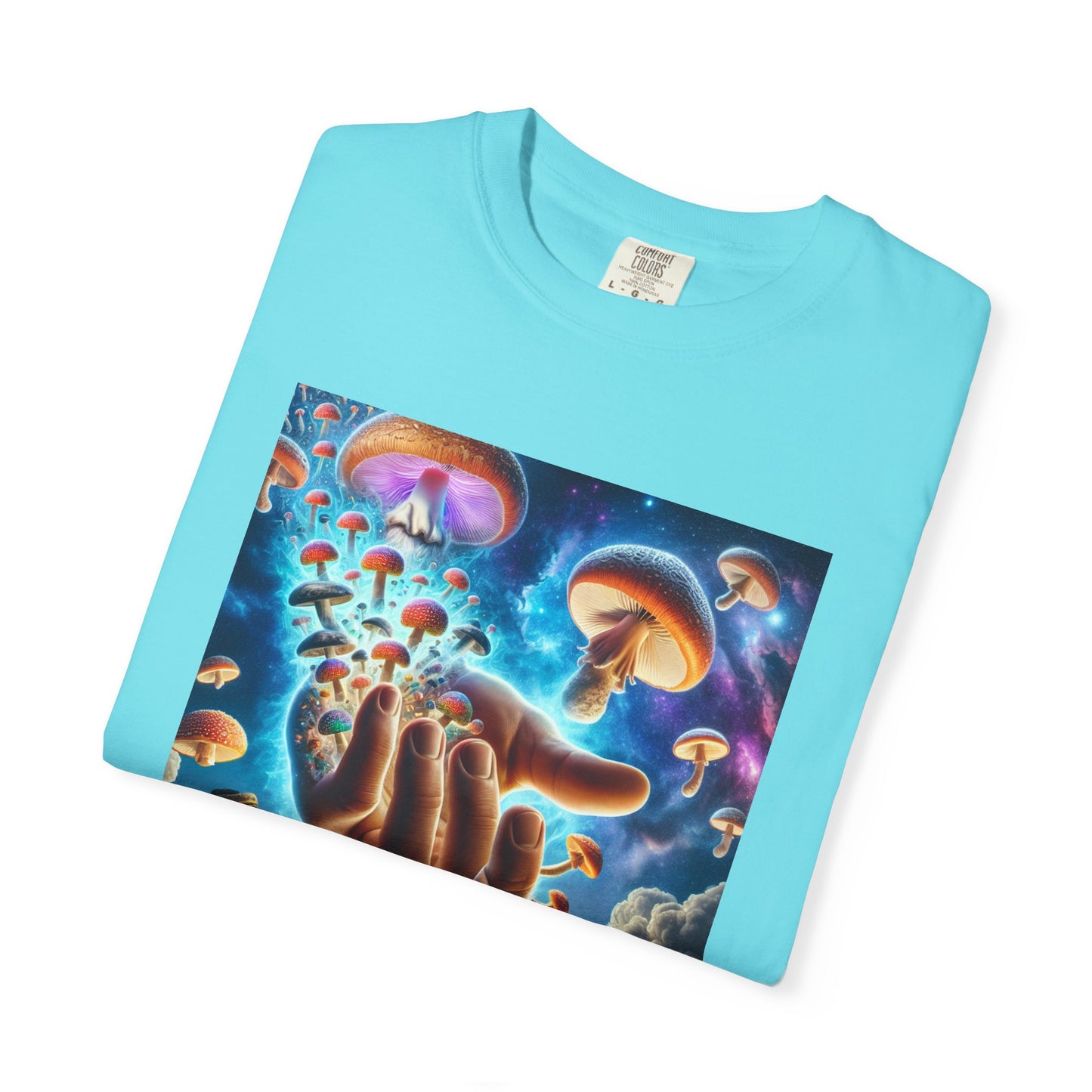 Mushrooms Gifted, Unisex Garment-Dyed T-shirt - Psychonaut Swag