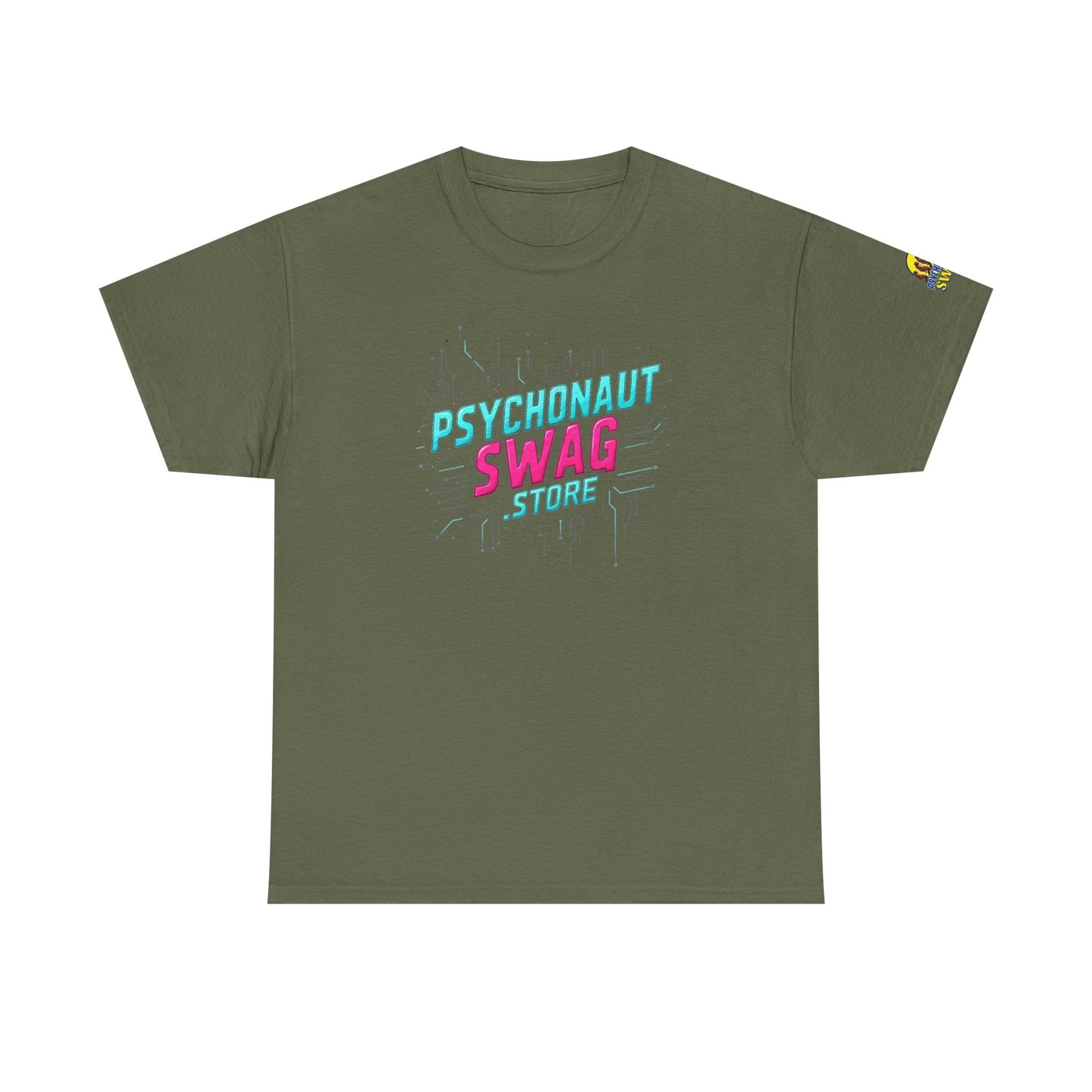 Psychonaut Swag, Human Billboard, Unisex Heavy Cotton Tee