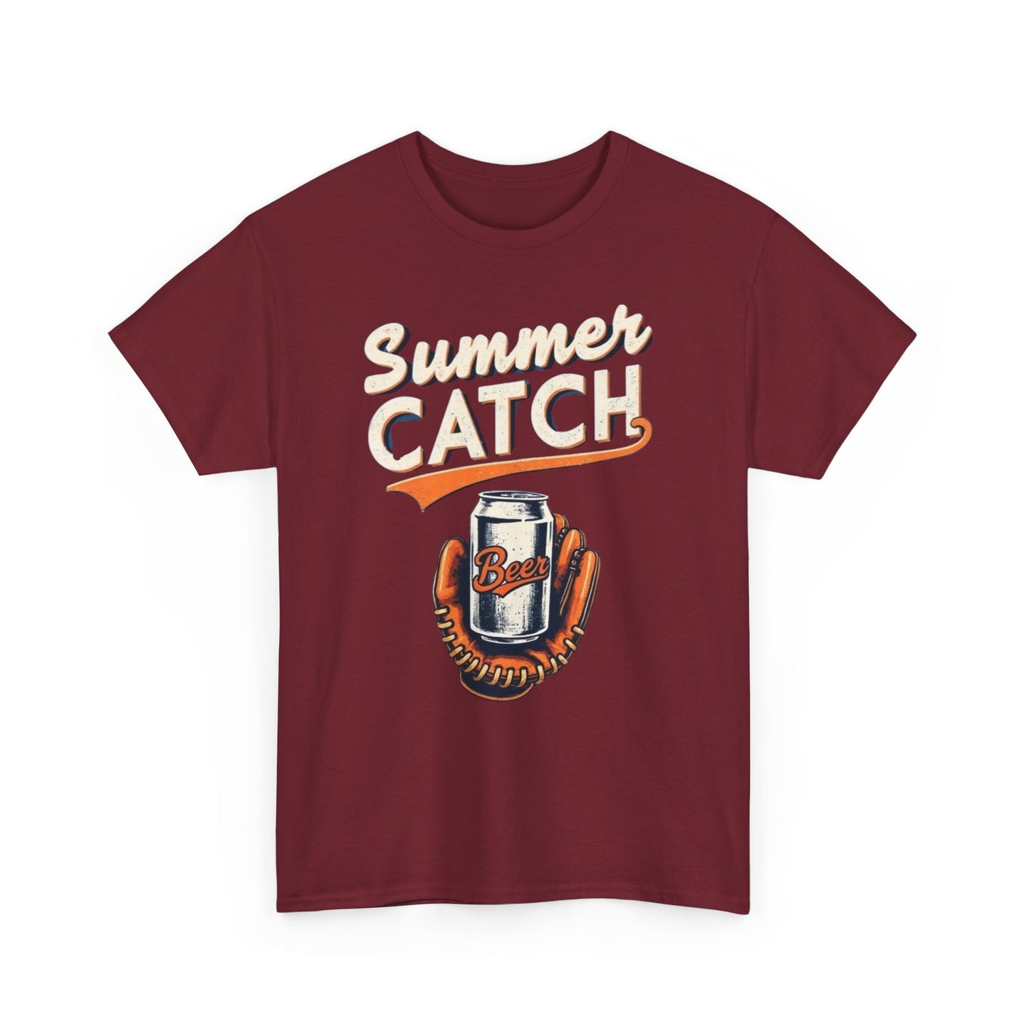 Summer Catch Tee, Casual Summer Shirt, Gift for Beer Lovers, Fun Graphic T-Shirt, Perfect for BBQs and Picnics - Psychonaut Swag