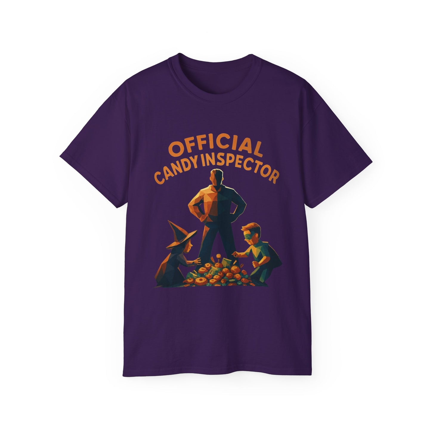 Official Candy Inspector Unisex Ultra Cotton Tee, Funny Gift, Halloween Tee, Party Shirt, Retro Style T-Shirt