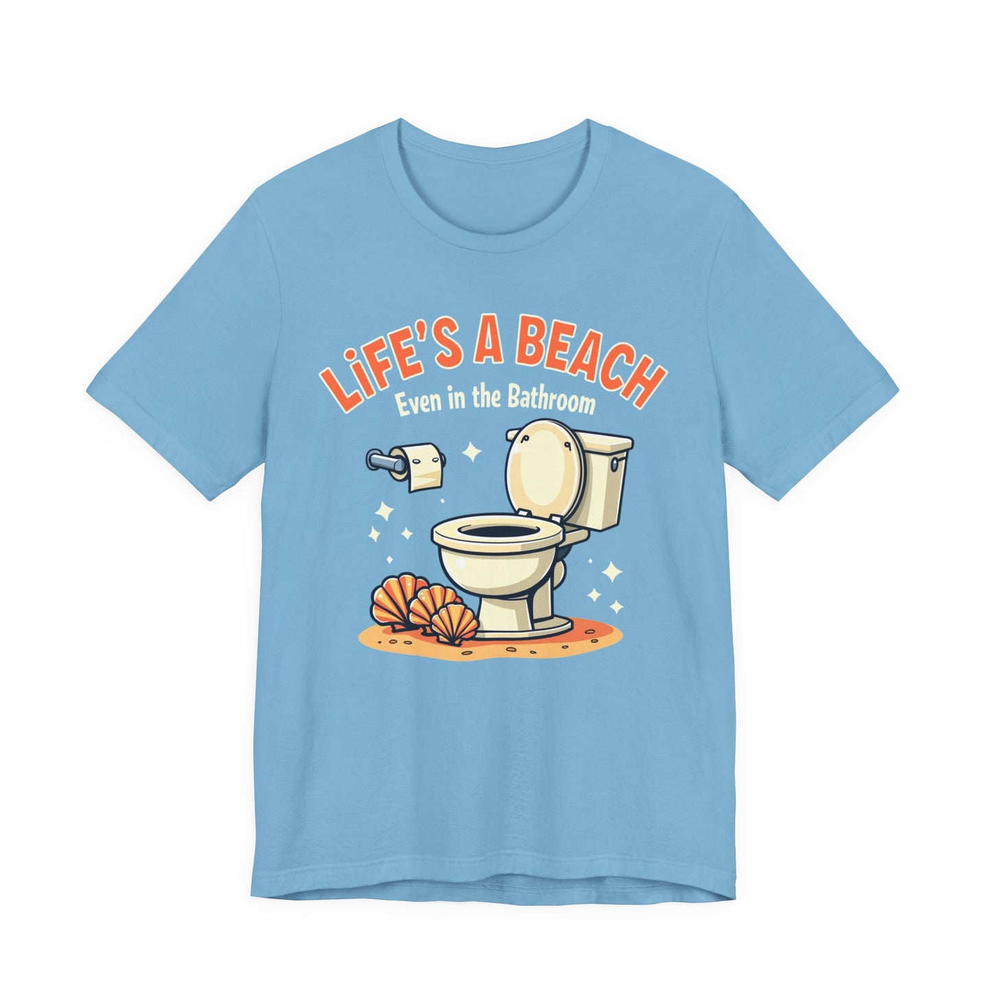 Life's a Beach, Unisex Short Sleeve Shirt - Psychonaut Swag