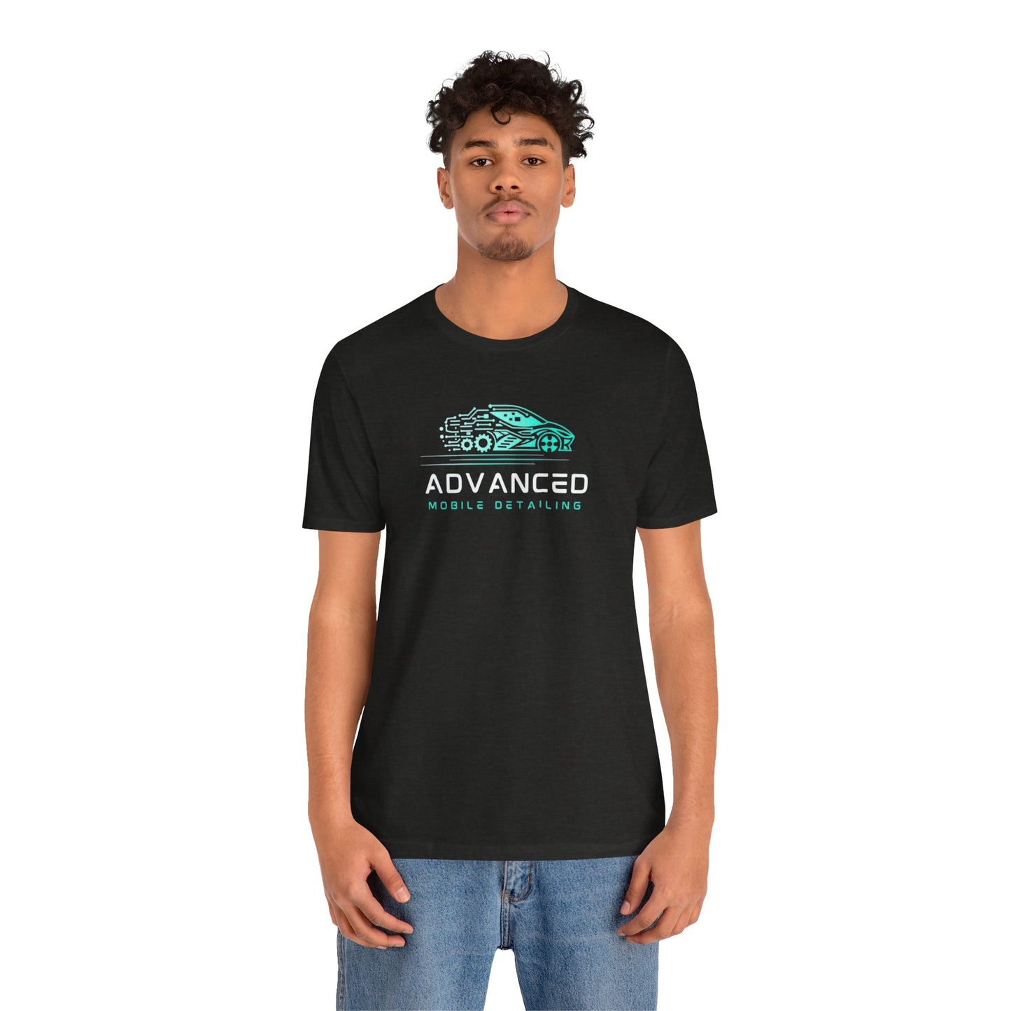 Advanced Mobile Detailing, Super soft style, Unisex Tee, Car Enthusiast Shirt, Automotive Gift, Stylish Car Wash Tee, Perfect for Mechanics, Birthday or Holiday Gift