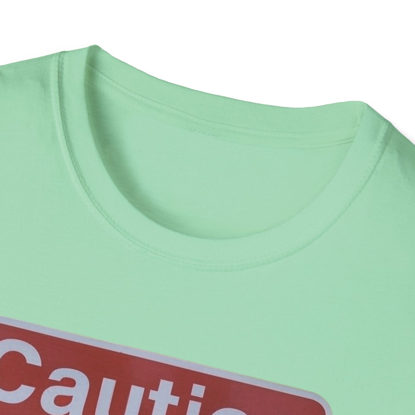 Caution, Karmic Poo, Unisex Softstyle T-Shirt - Psychonaut Swag