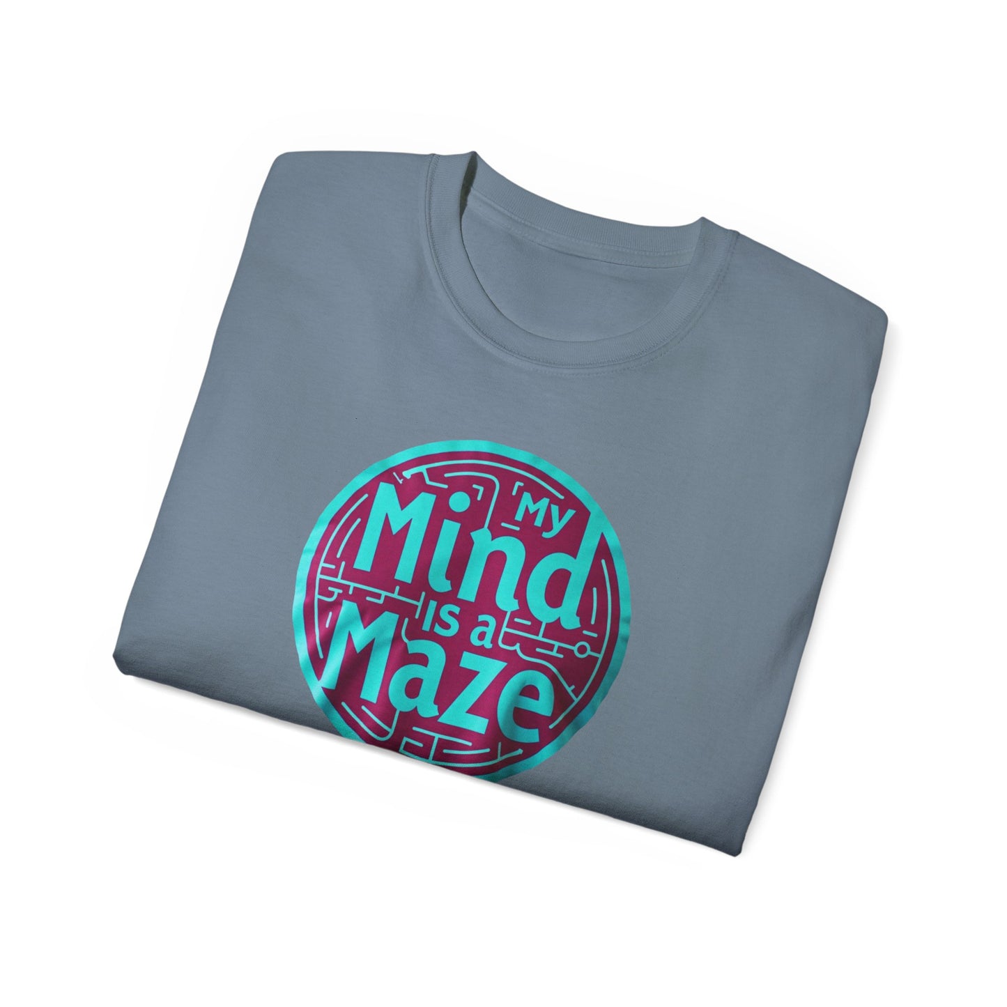 Mind is a Maze Unisex Ultra Cotton Tee - Creative and Thoughtful Shirt - Psychonaut Swag