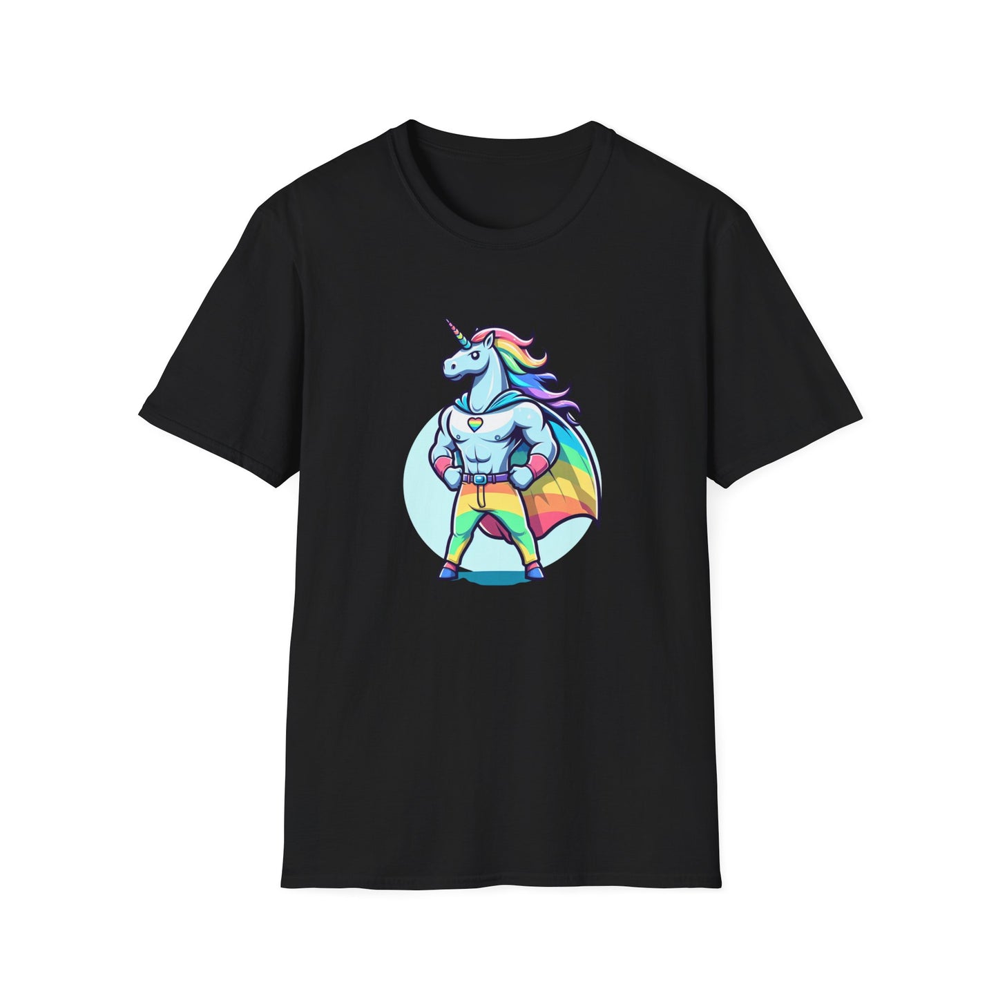 Dad Unicorn Superhero T-Shirt - Psychonaut Swag