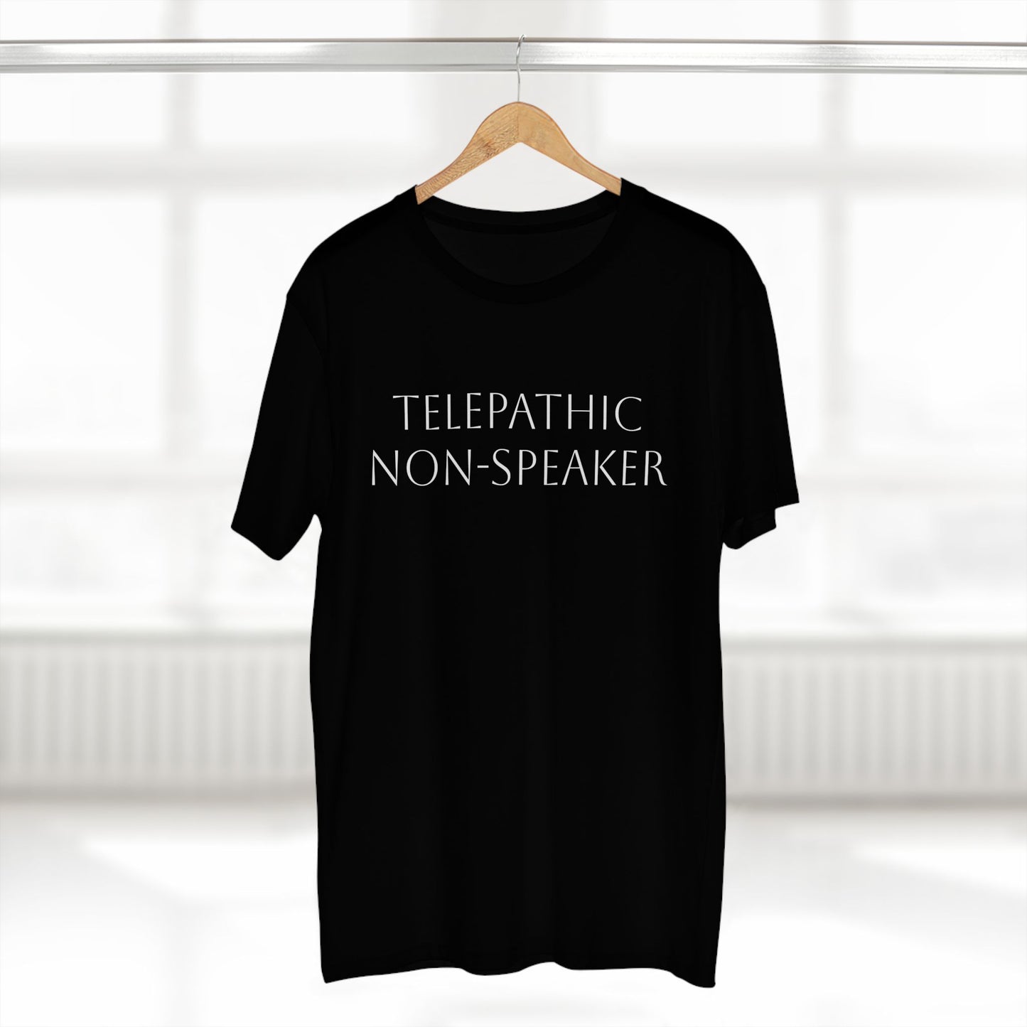 Telepathic Non-Speaker, Adult Staple Tee - Psychonaut Swag