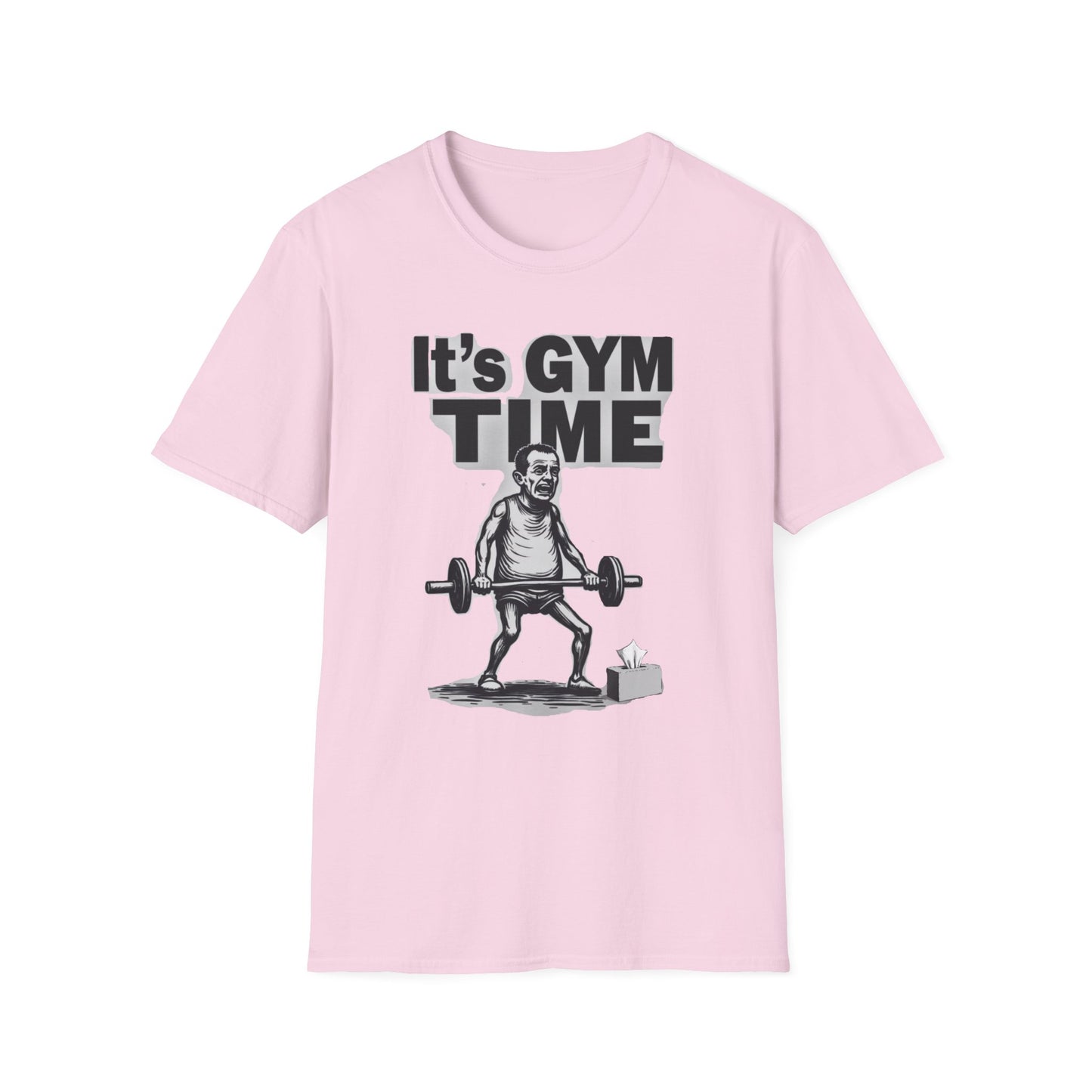 It's Gym Time T-Shirt, Motivational Workout Shirt, Fitness Apparel, Gift for Gym Lovers, Casual Sport Tee - Psychonaut Swag
