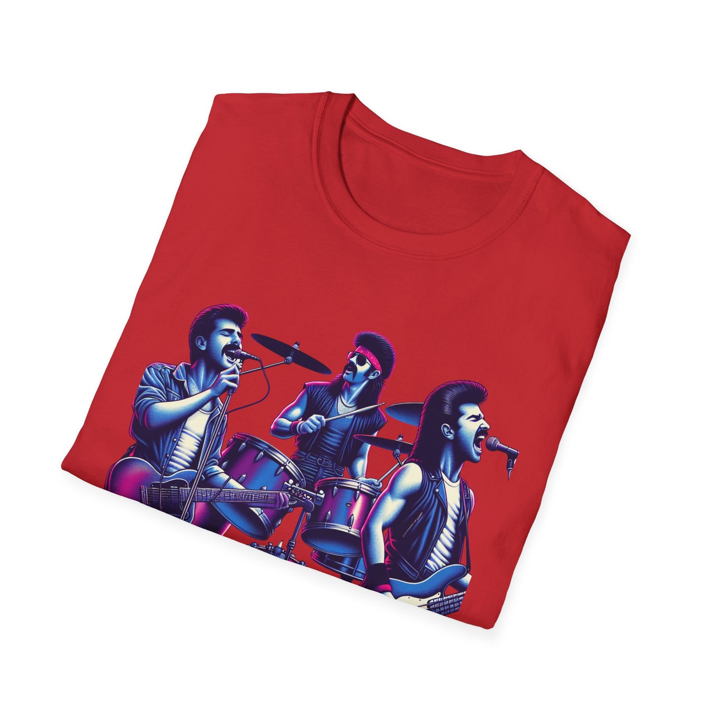 The Kentucky Waterfall, Retro Music Band Unisex Softstyle T-Shirt - Perfect for Concerts and Festivals - Psychonaut Swag