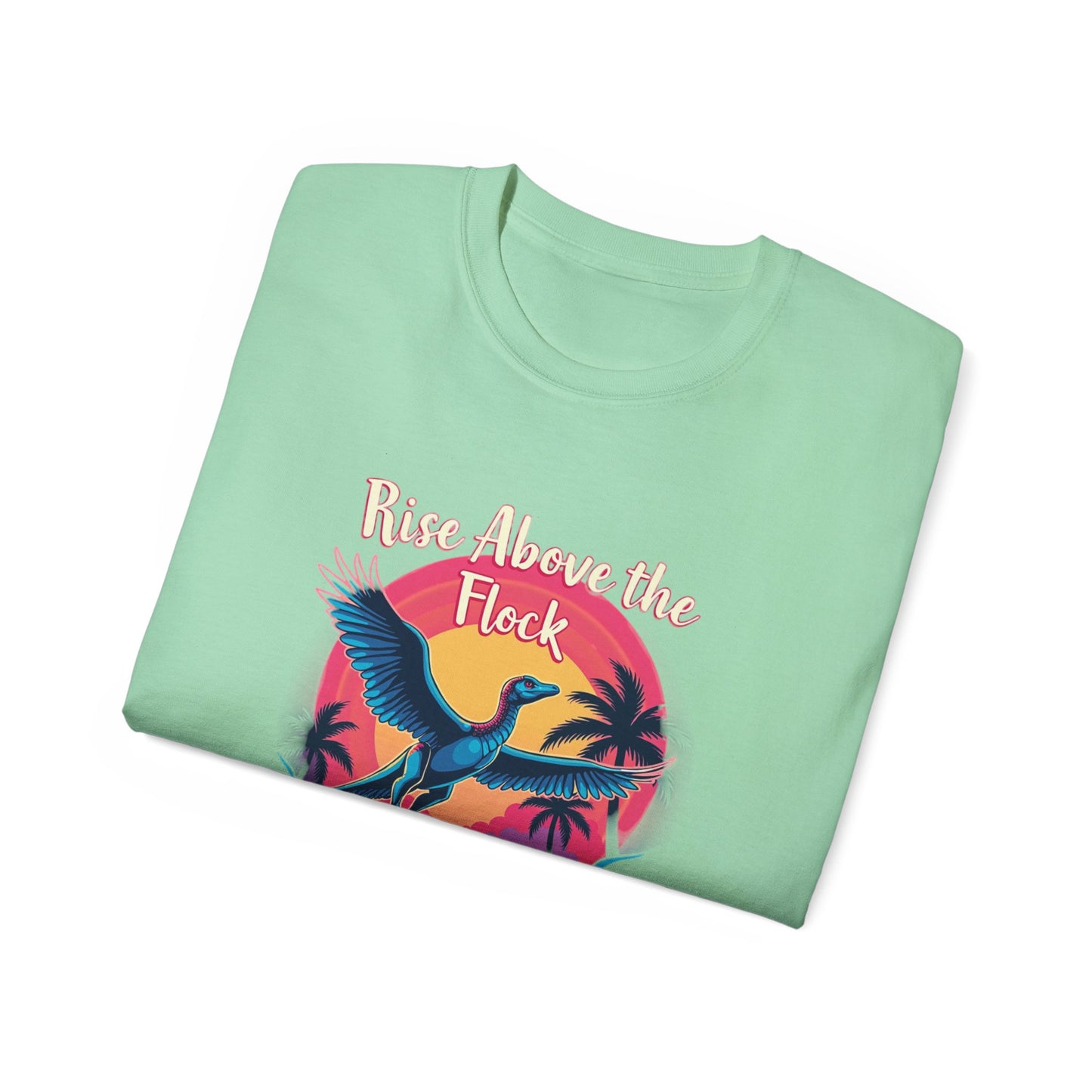 Rise Above the Flock Unisex Ultra Cotton Tee - Tropical Vibe Shirt - Psychonaut Swag