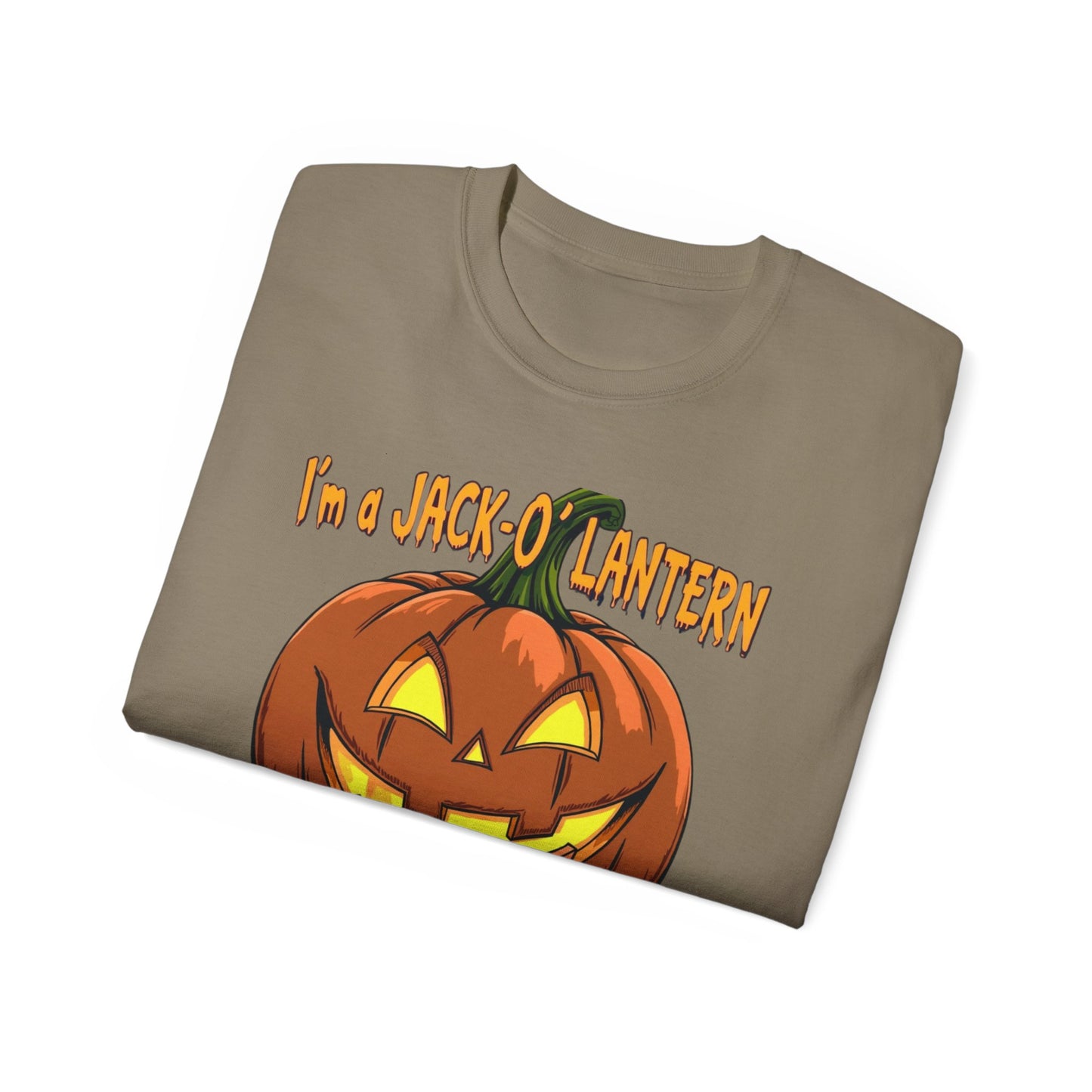 Halloween Jack-O'-Lantern Unisex Tee, Funny Costume Shirt, Spooky Festive Apparel, Halloween Party Gift, October Celebration Outfit