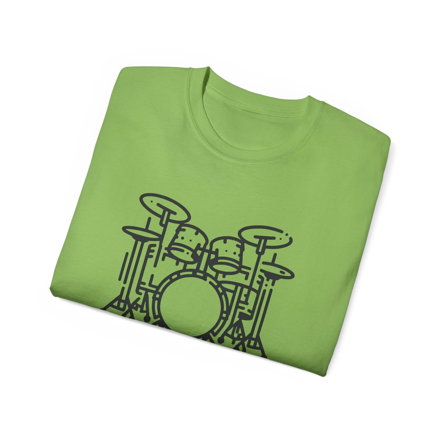 Drum-A-Diddle, Drumset Paradiddle, Unisex Ultra Cotton Tee - Psychonaut Swag