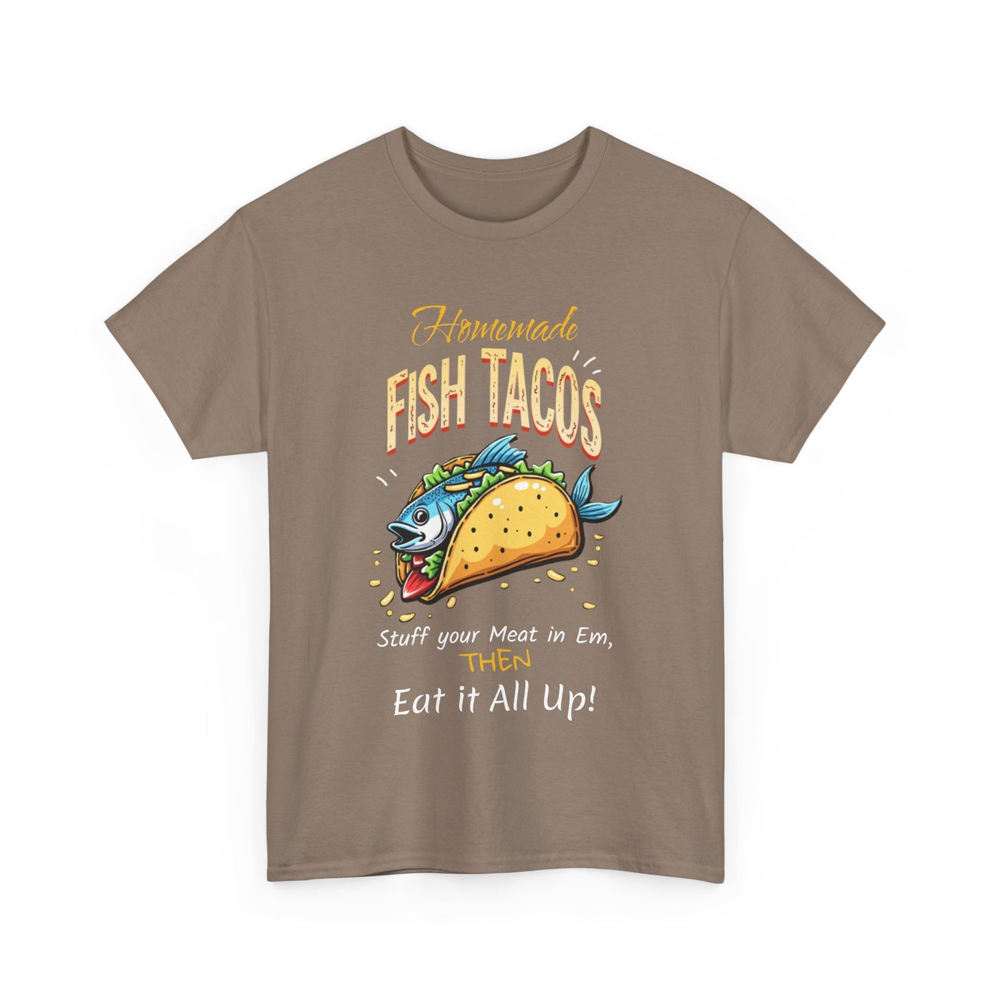 Fish Tacos Unisex Cotton Tee - Perfect for Food Lovers & Taco Tuesday - Psychonaut Swag
