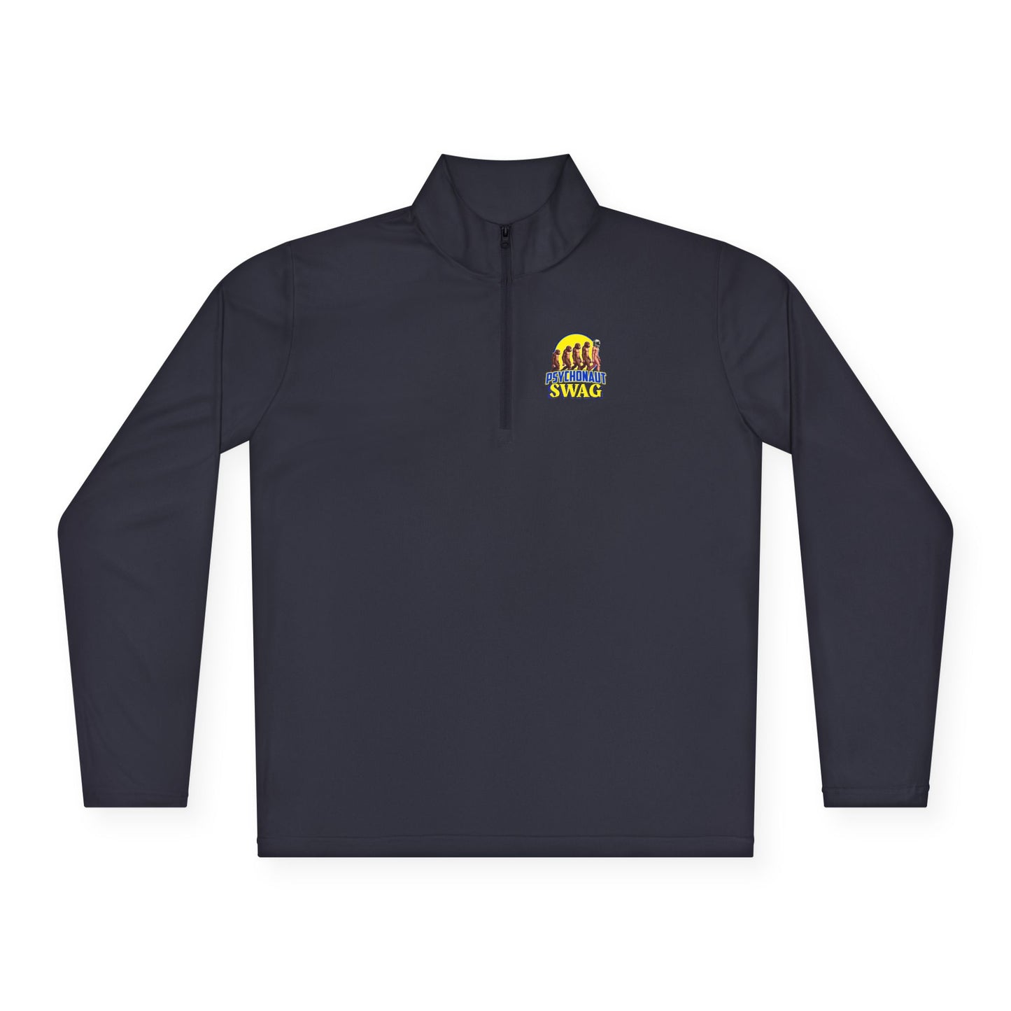 Psychonaut swag, small biz, Unisex Quarter-Zip Pullover with Vibrant Design, Cozy Layer, Ideal for Outdoor Activities, Gift for Him/Her, Perfect for Fall