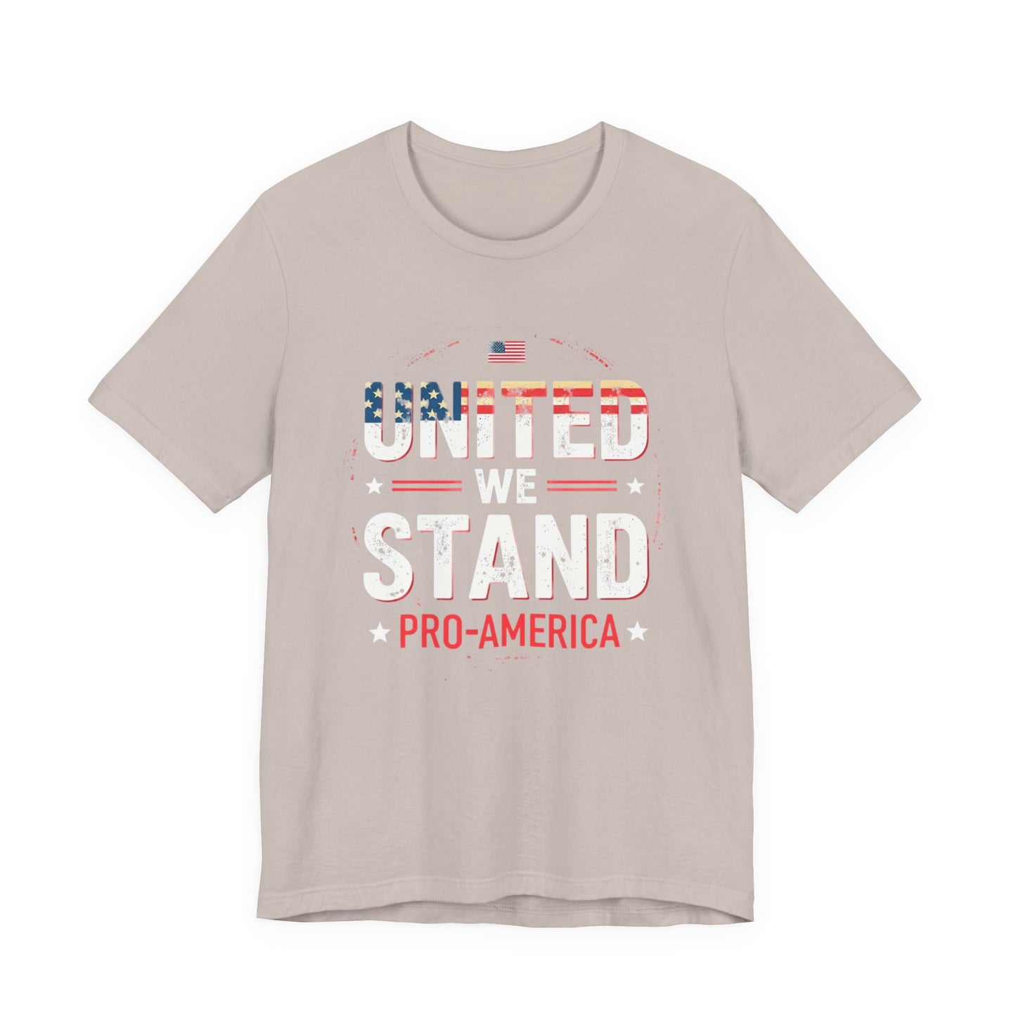 United We Stand Pro-America Unisex Tee - Casual Patriotic Shirt - Psychonaut Swag