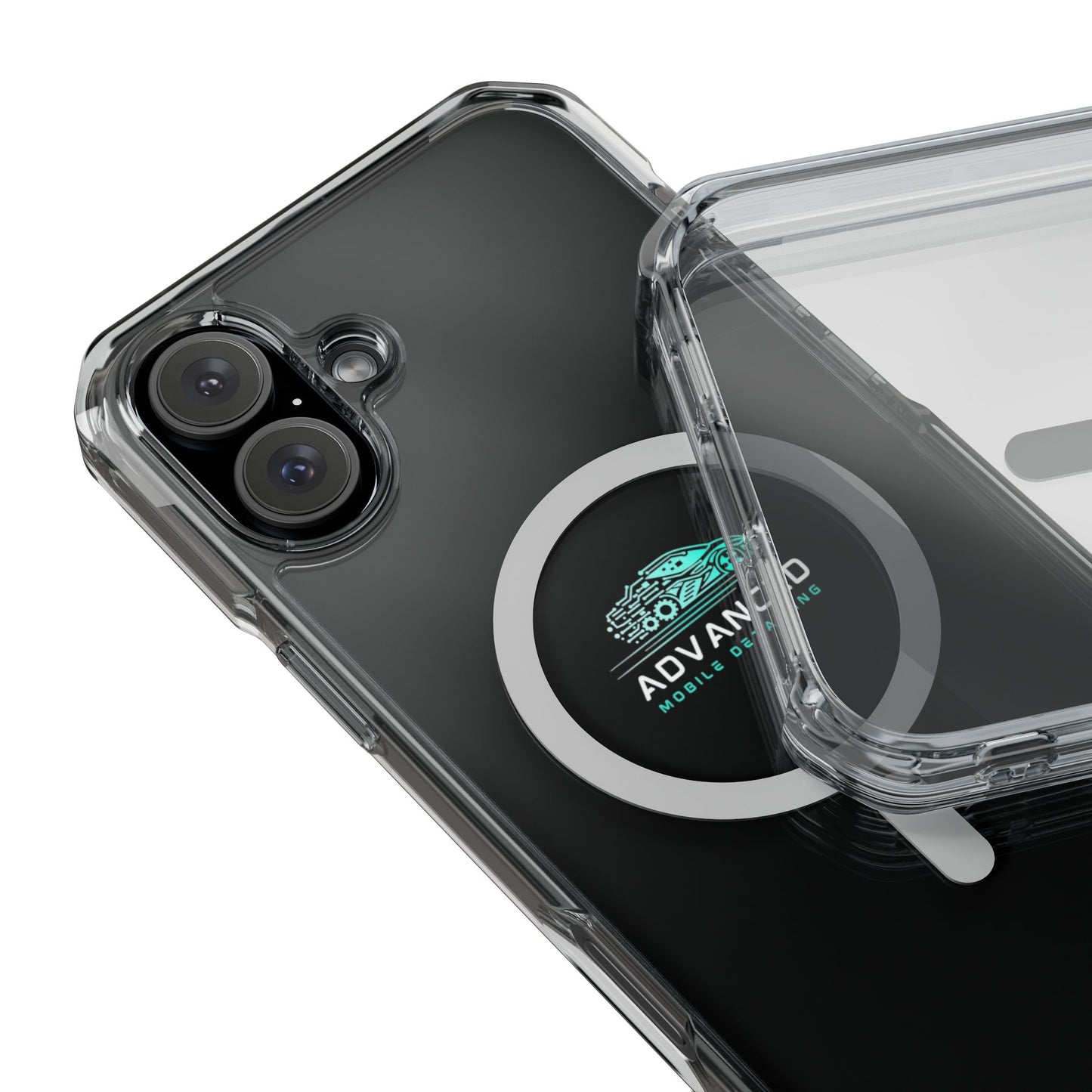 Advanced Mobile Detailing, Phone Case for Car Enthusiasts, Clear Protective Shell, Advanced Mobile Detailing, Customizable Gift, Stylish Phone Accessory