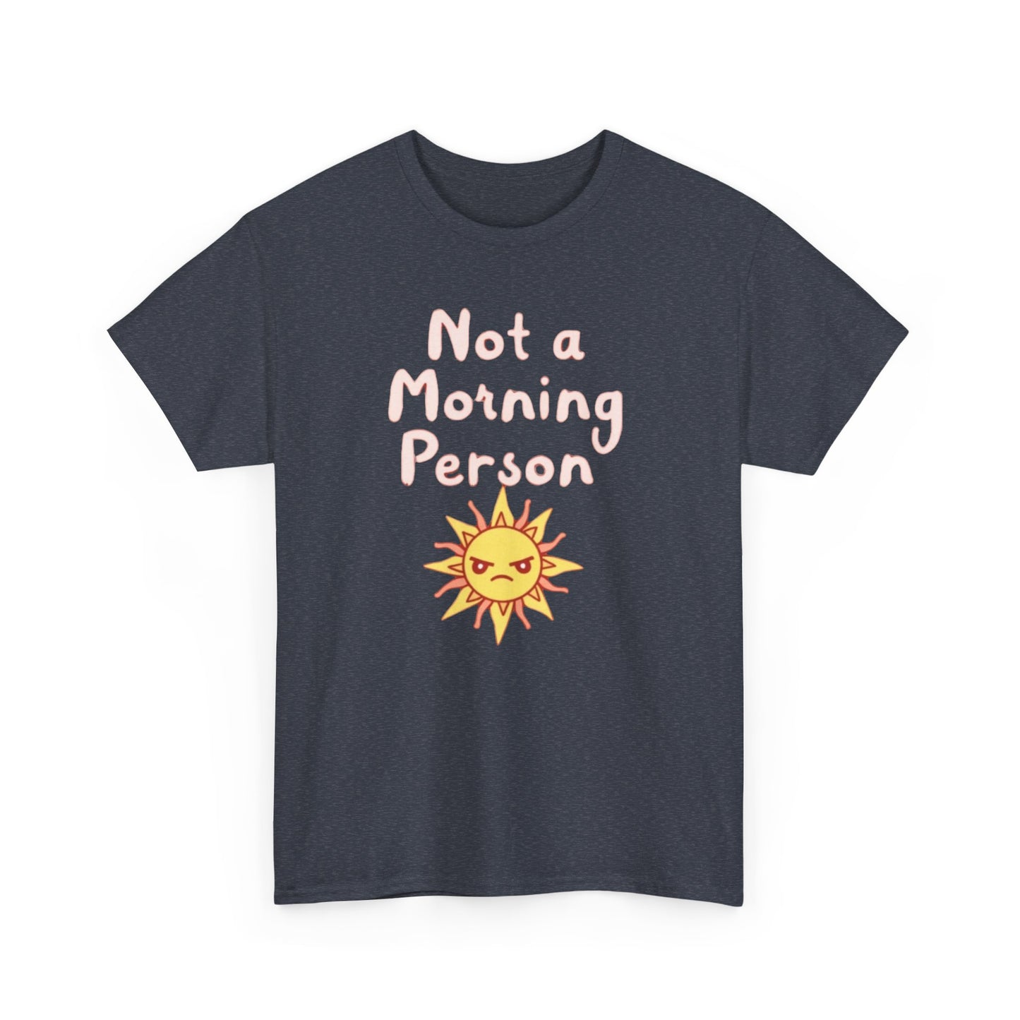 Not a Morning Person, Unisex Cotton T-Shirt, Fun Apparel for Kids and Adults, Perfect Gift for Birthdays and Celebrations