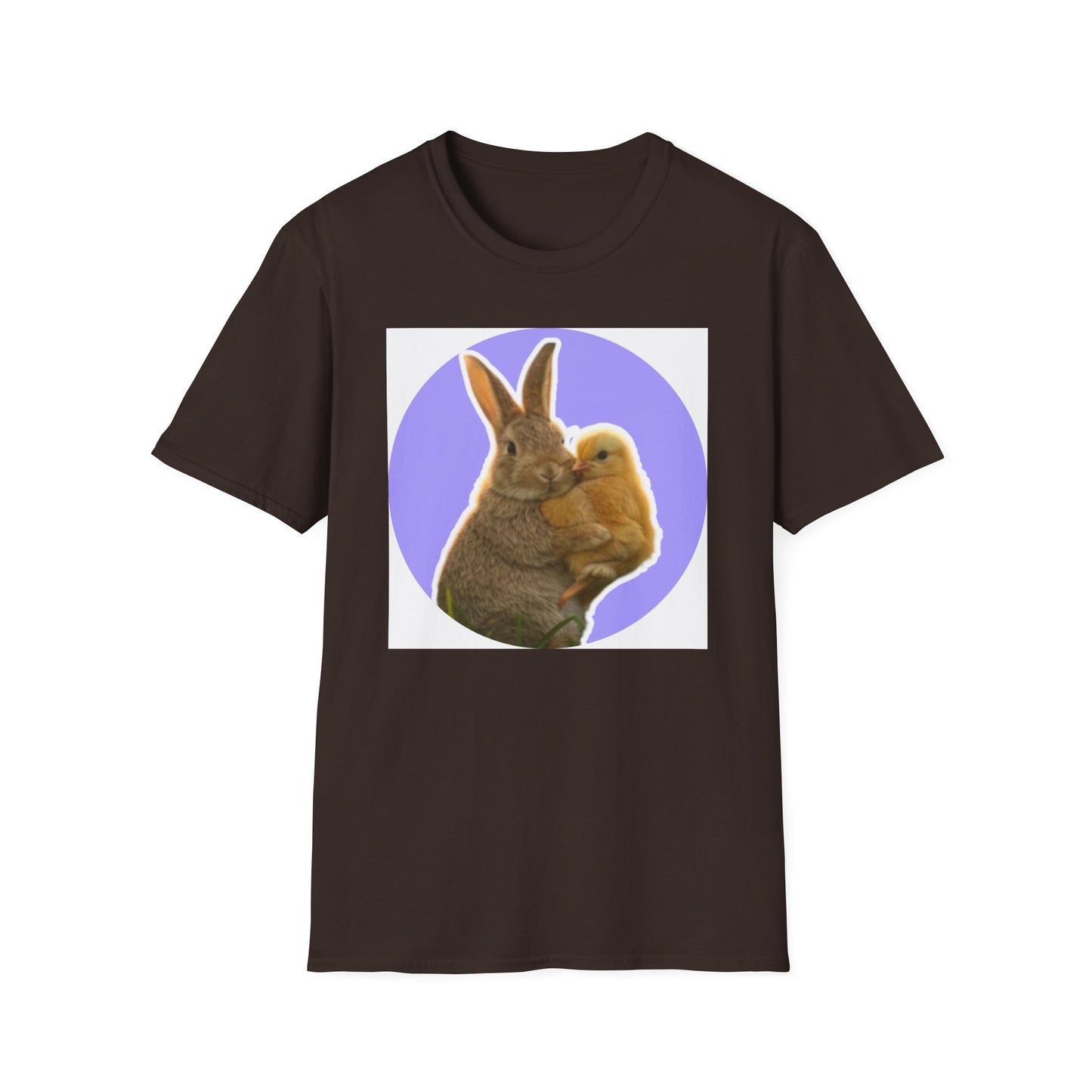 Easter Bunny and Chic, Unisex Softstyle T-Shirt