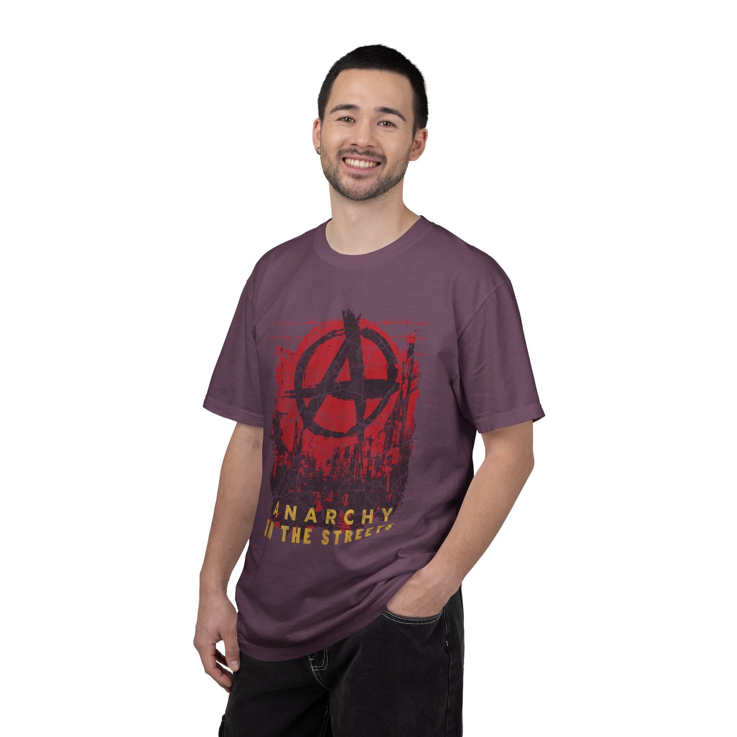 Anarchy in the Streets, Unisex Garment-Dyed T-shirt