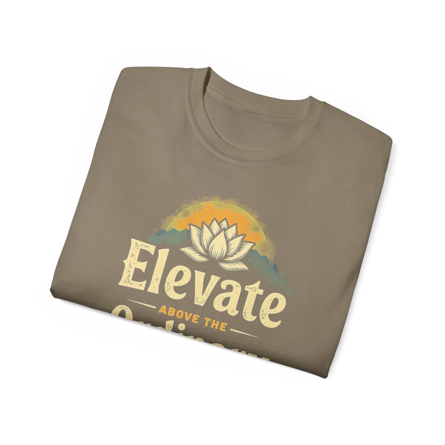 Inspirational Unisex Ultra Cotton Tee - 'Elevate Above the Ordinary' - Psychonaut Swag