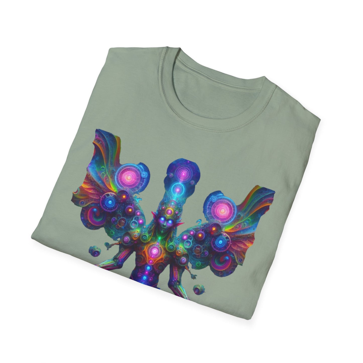Mechanical Elf, Psychonaut Swag, Unisex Softstyle T-Shirt - Psychonaut Swag