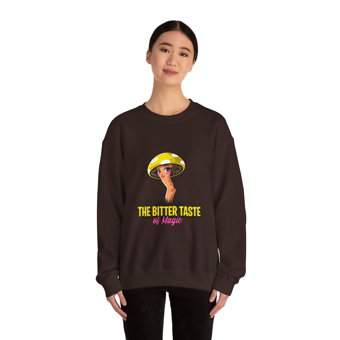 Crewneck Sweatshirt Sexy Bitter Shroom Design - Psychonaut Swag