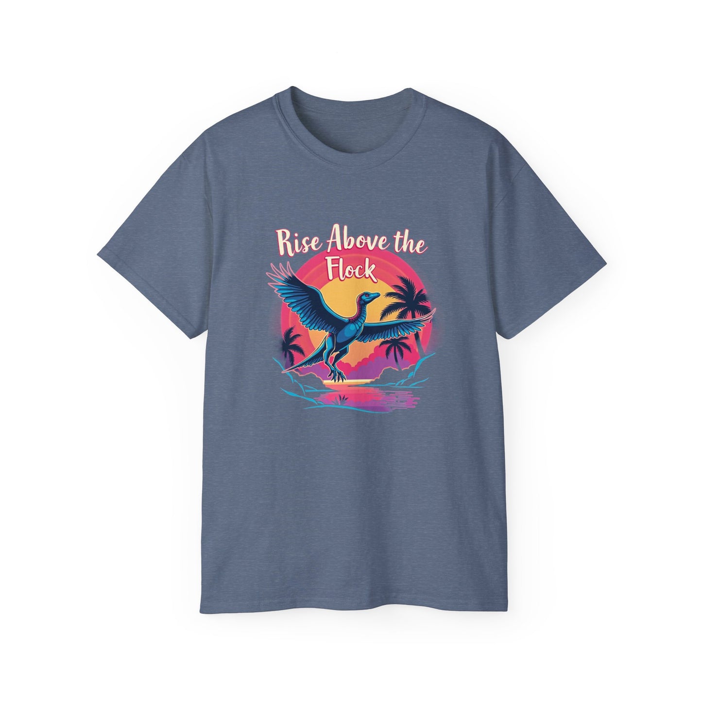 Rise Above the Flock Unisex Ultra Cotton Tee - Tropical Vibe Shirt - Psychonaut Swag