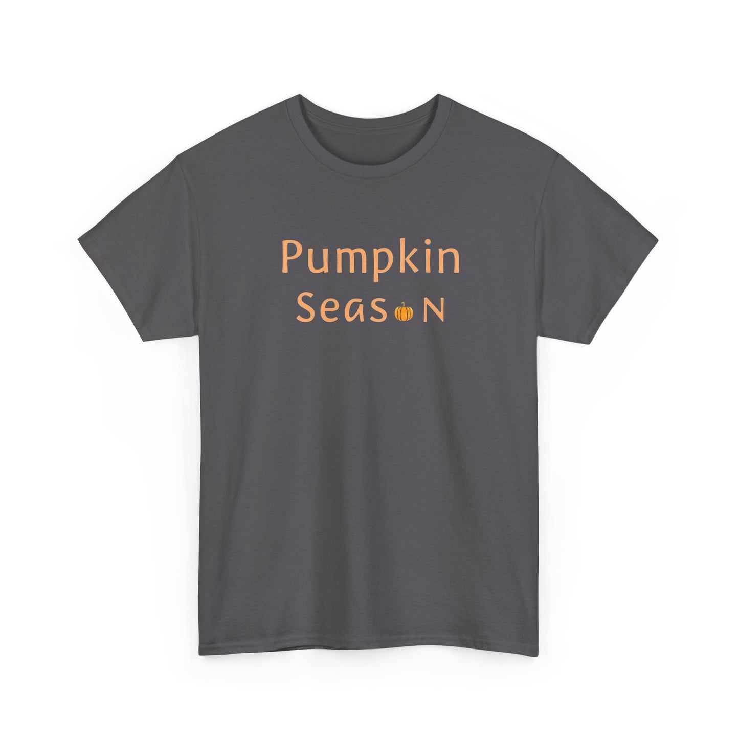 Pumpkin Season Unisex Heavy Cotton Tee, Fall Apparel, Halloween Shirt, Thanksgiving Tee, Cozy Autumn Fashion, Seasonal Wear