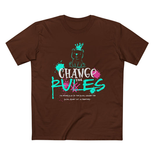 Change the Rules, Bear Adult Staple Tee