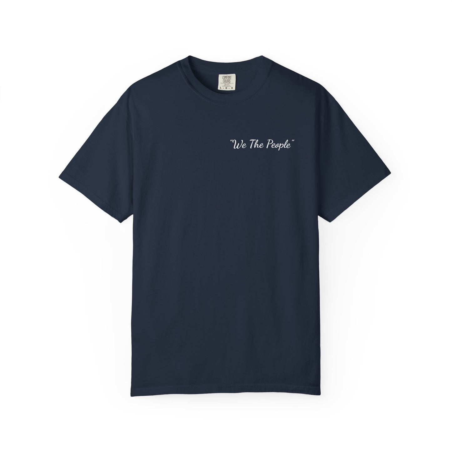 We the People/flag, Unisex Garment-Dyed T-shirt - Psychonaut Swag