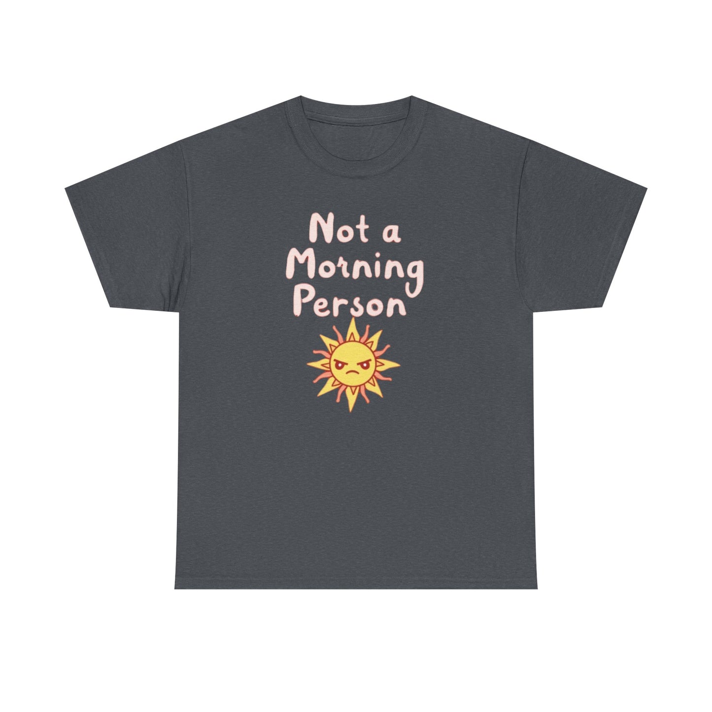 Not a Morning Person, Unisex Cotton T-Shirt, Fun Apparel for Kids and Adults, Perfect Gift for Birthdays and Celebrations - Psychonaut Swag