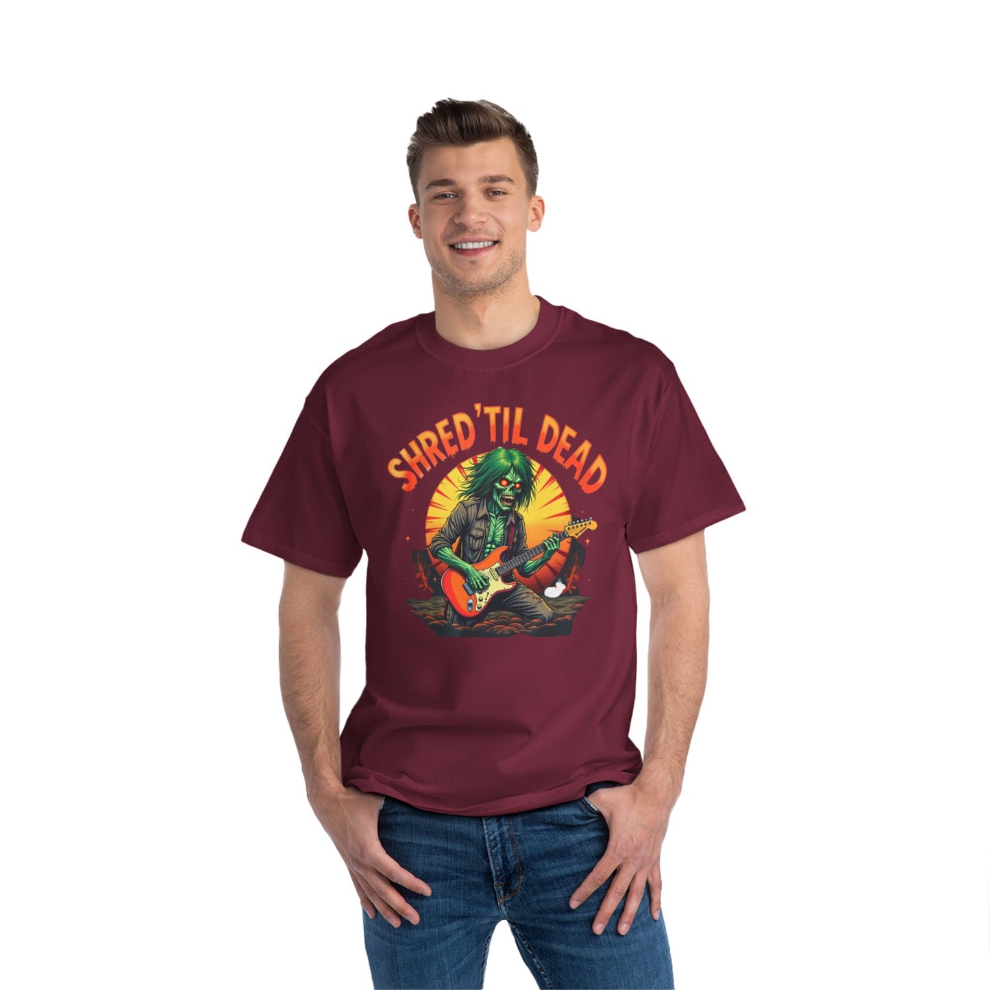 Rockin' Shred'Til Dead T-Shirt | Music Lover Gift, Concert Tee, Graphic Tee, Chill Vibes, Unique Band Merchandise - Psychonaut Swag