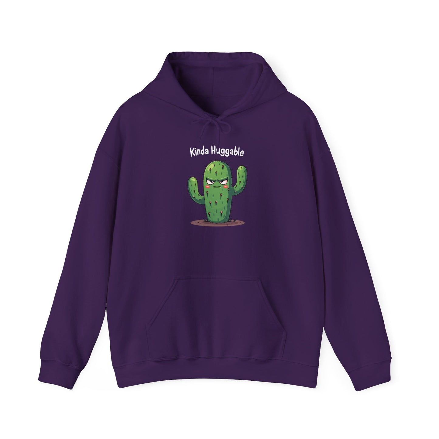 Kinda Huggable, Unisex Heavy Blend Sweatshirt, Comfy Gift, Funny Plant Lover Apparel, Perfect for Casual Outings, Spring Celebration - Psychonaut Swag