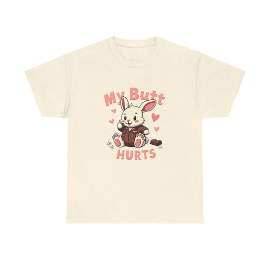 My Butt Hurts Bunny T-Shirt — Cute Kawaii Bunny Graphic Tee