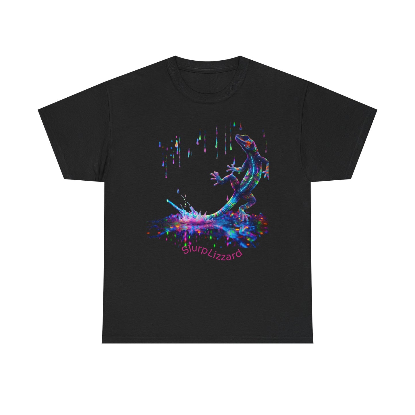 Slurp Lizzard, Unisex Heavy Cotton Tee - Psychonaut Swag