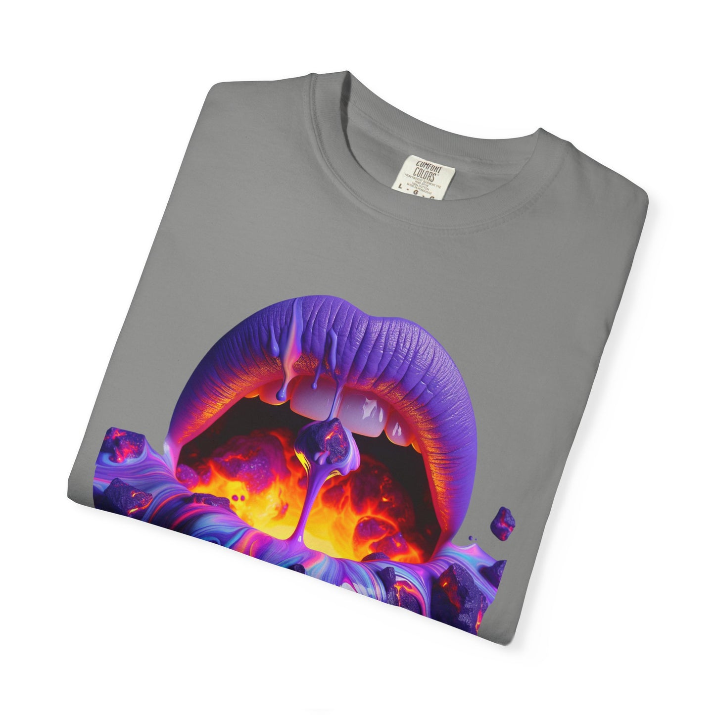 Lava Lips, Unisex Garment-Dyed T-shirt