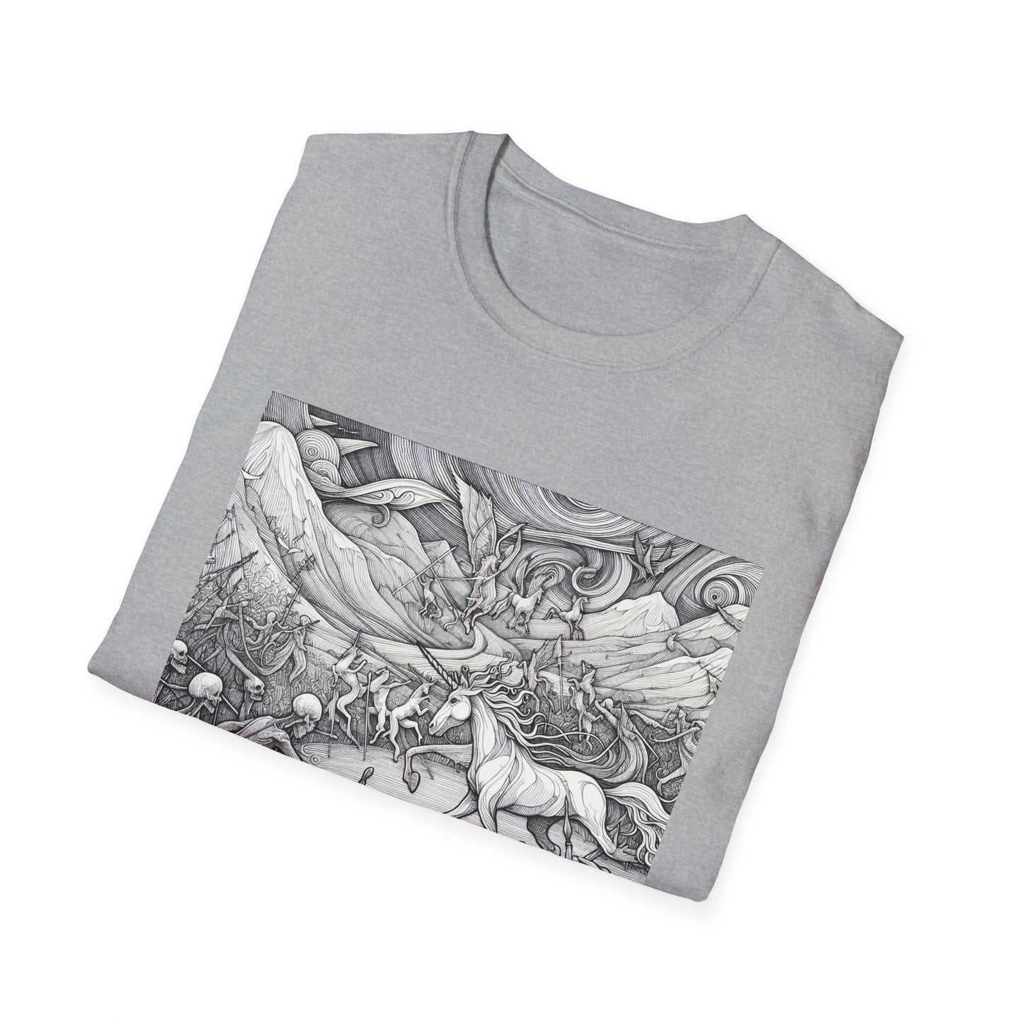 Unicorn Unisex Softstyle T-Shirt - Psychonaut Swag