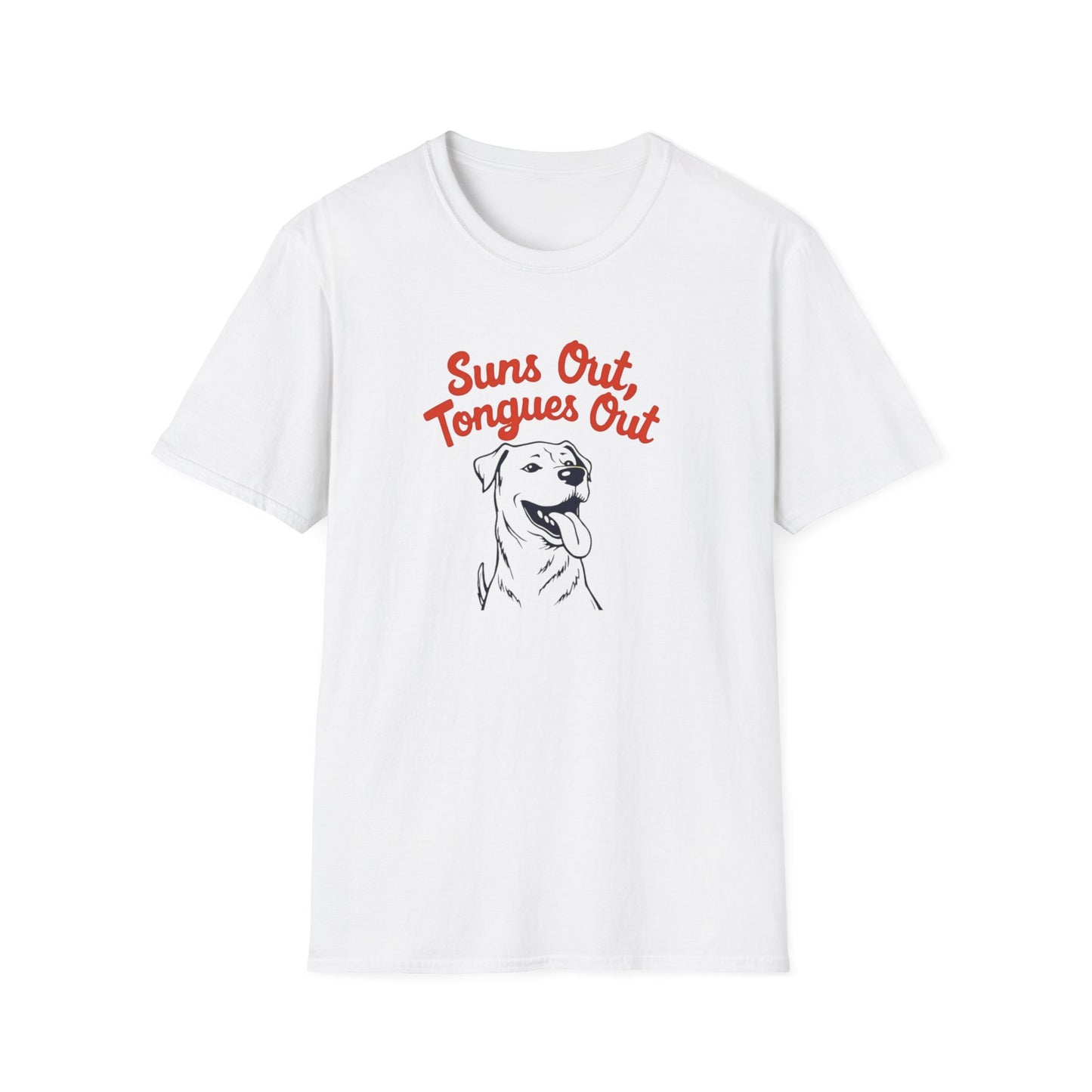 Suns Out, Tongues Out T-Shirt – Unisex Summer Tee, Dog Lovers Gift, Casual Wear, Cute Pet Shirt, Animal Lover Apparel - Psychonaut Swag