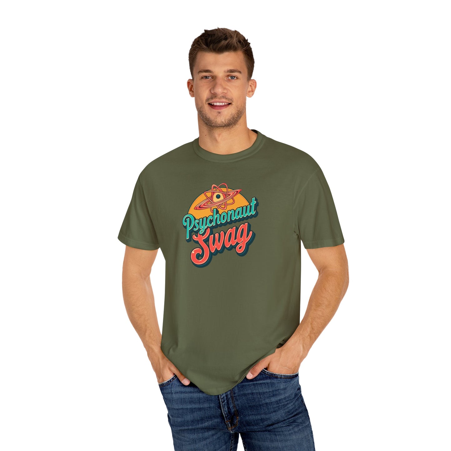 Psychonaut Swag, Atom tee shirt, Psychedelic T-Shirt | Retro Psychonaut Swag Tee | Unique Gift for Festival Lovers, Casual Wear, Art Enthusiasts, Unisex Apparel - Psychonaut Swag