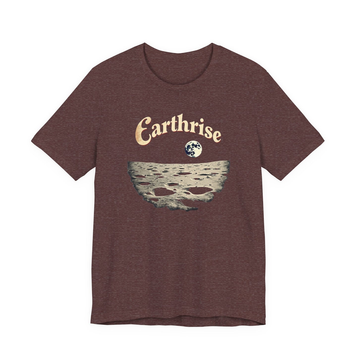 Earthrise Unisex Tee | Vintage Style Graphic Shirt, Eco-Friendly Apparel, Gift for Nature Lovers, Casual Wear, Astronomy Gift