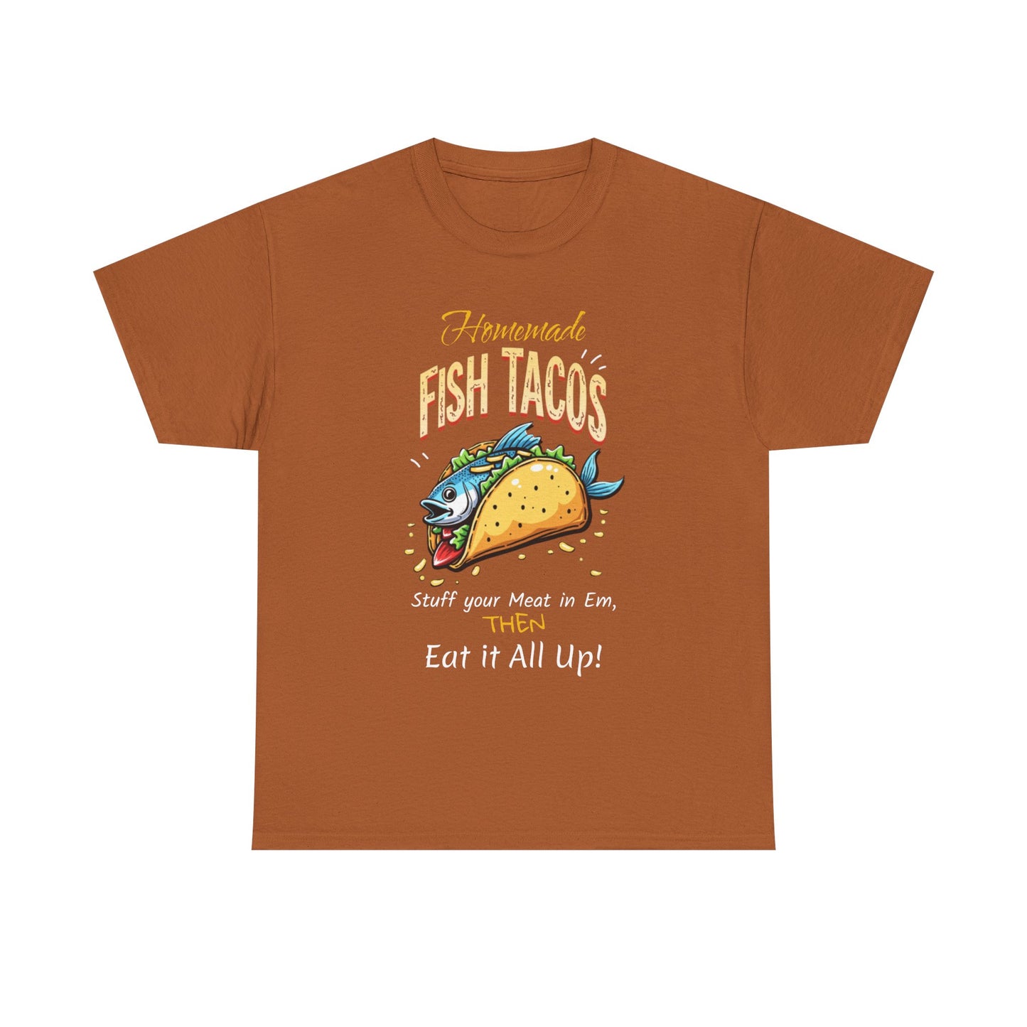Fish Tacos Unisex Cotton Tee - Perfect for Food Lovers & Taco Tuesday - Psychonaut Swag